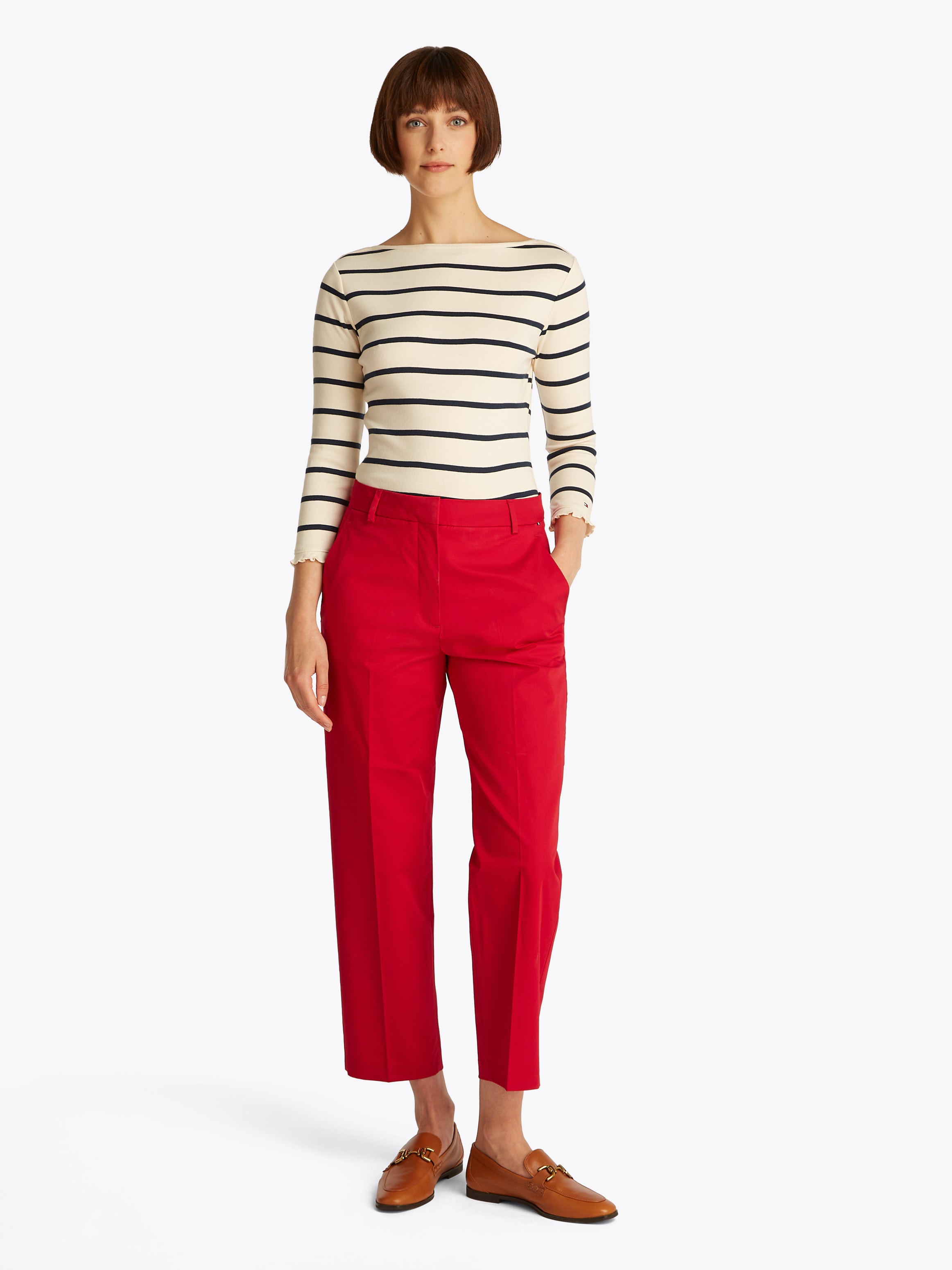 Tommy Hilfiger 7/8-Hose, mit Bügelfalten