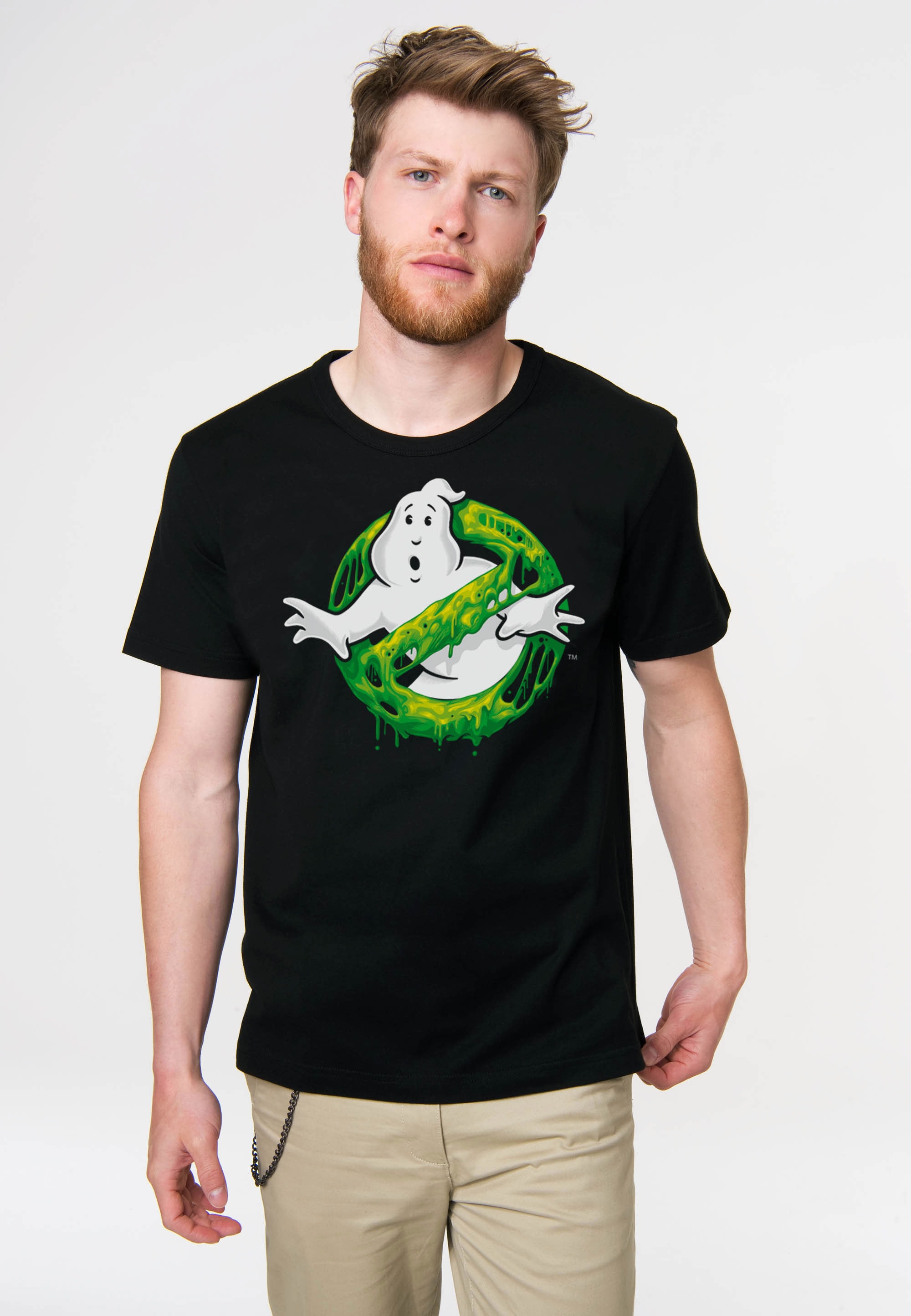 ▷ Logo«, bestellen | mit – Slime coolem LOGOSHIRT Print T-Shirt BAUR »Ghostbusters