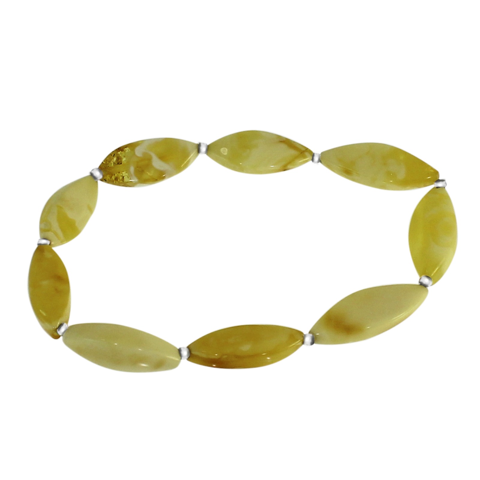 OSTSEE-SCHMUCK Damen Armband "Ostsee-Schmuck Armband Tasja Armband Tasja", 19cm, Bernstein, gelb, Bernstein, Armbänder