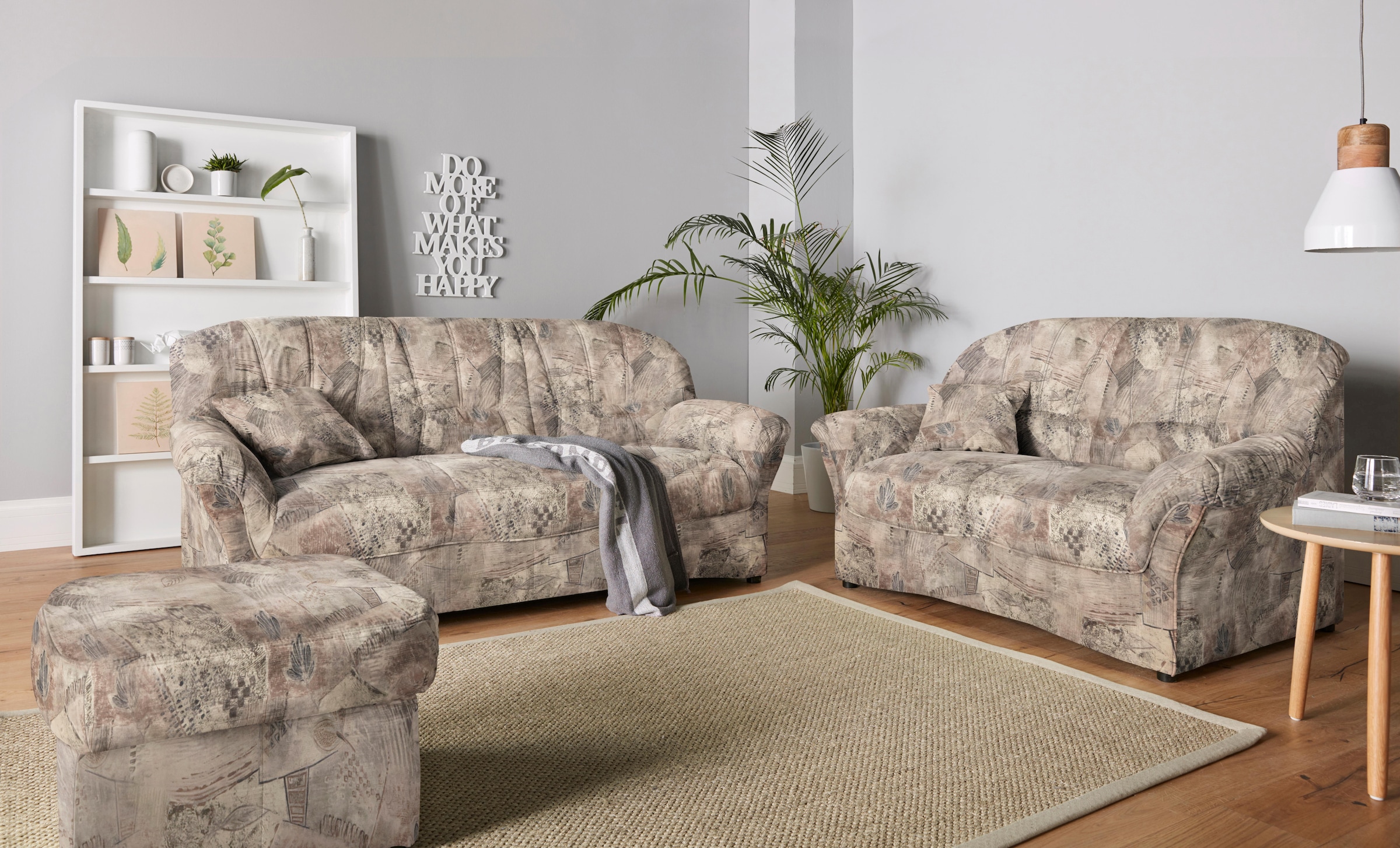 DOMO collection Polstergarnitur »Bahia Sitzbelastung 140 kg«, (Set), 3-Sitzer & 2-Sitzer-Set