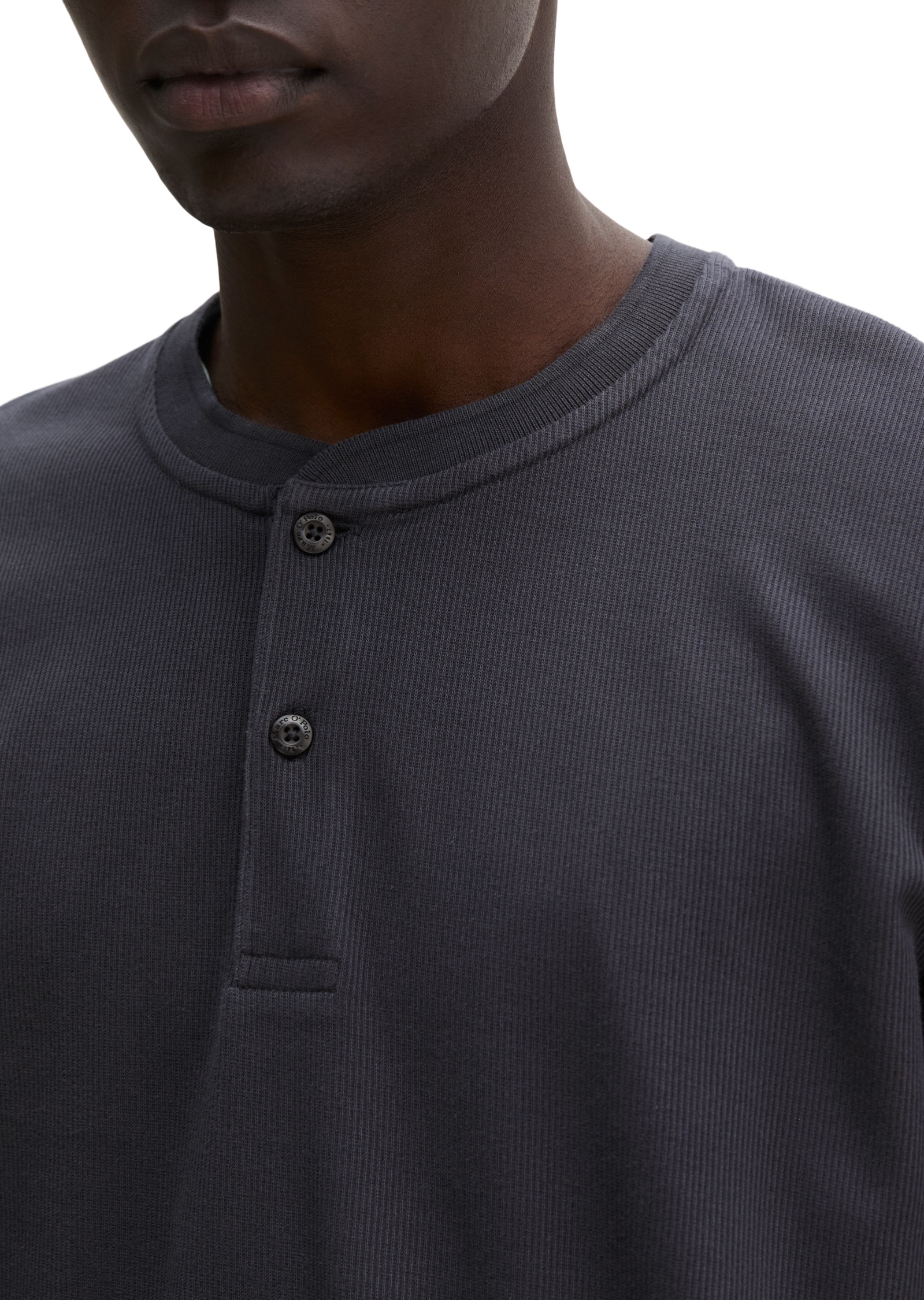 Marc O'Polo Langarmshirt »aus geripptem Interlock-Jersey«