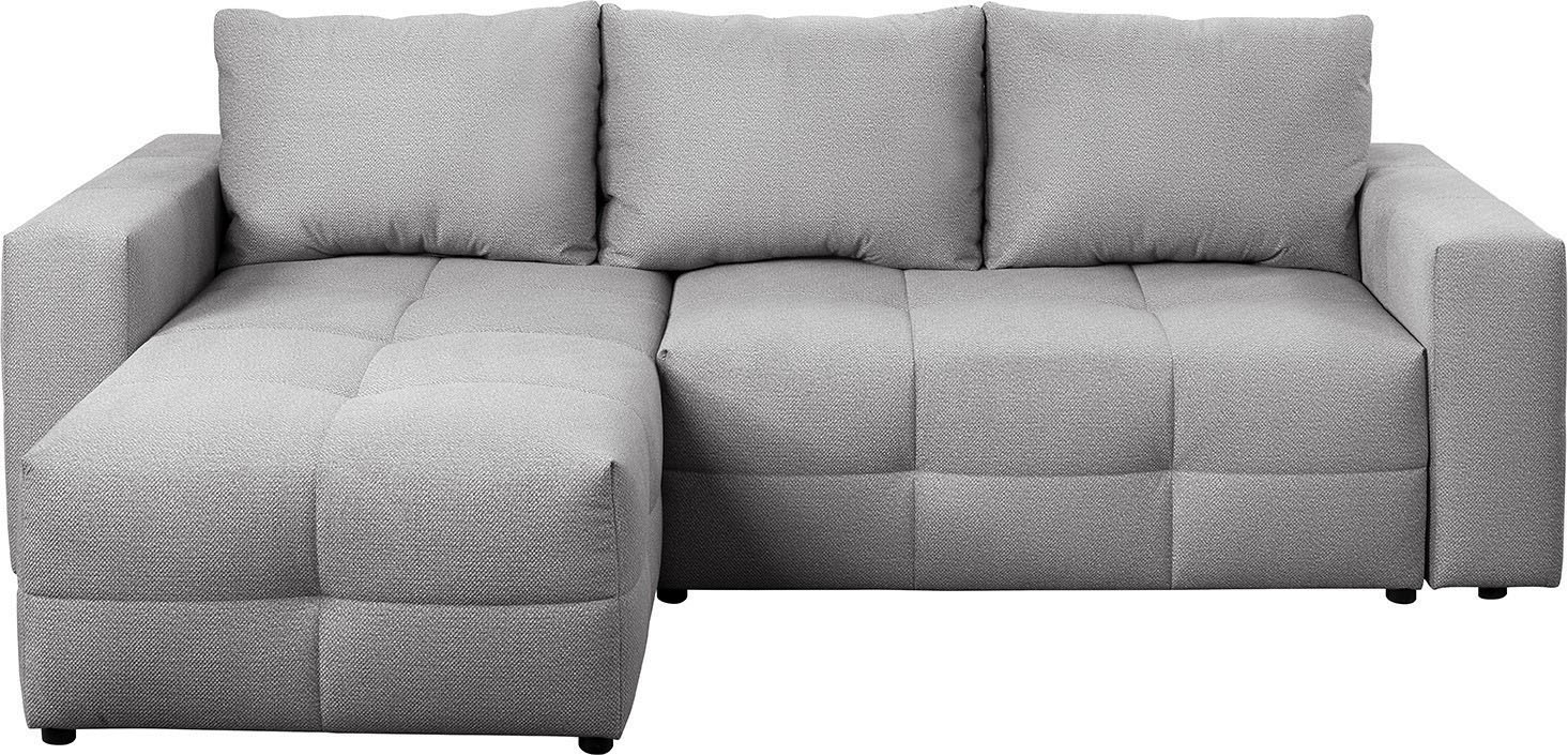 exxpo - sofa fashion Ecksofa Praktische Funktionsecke mit Federkern, Bettfunktion und Stauraum