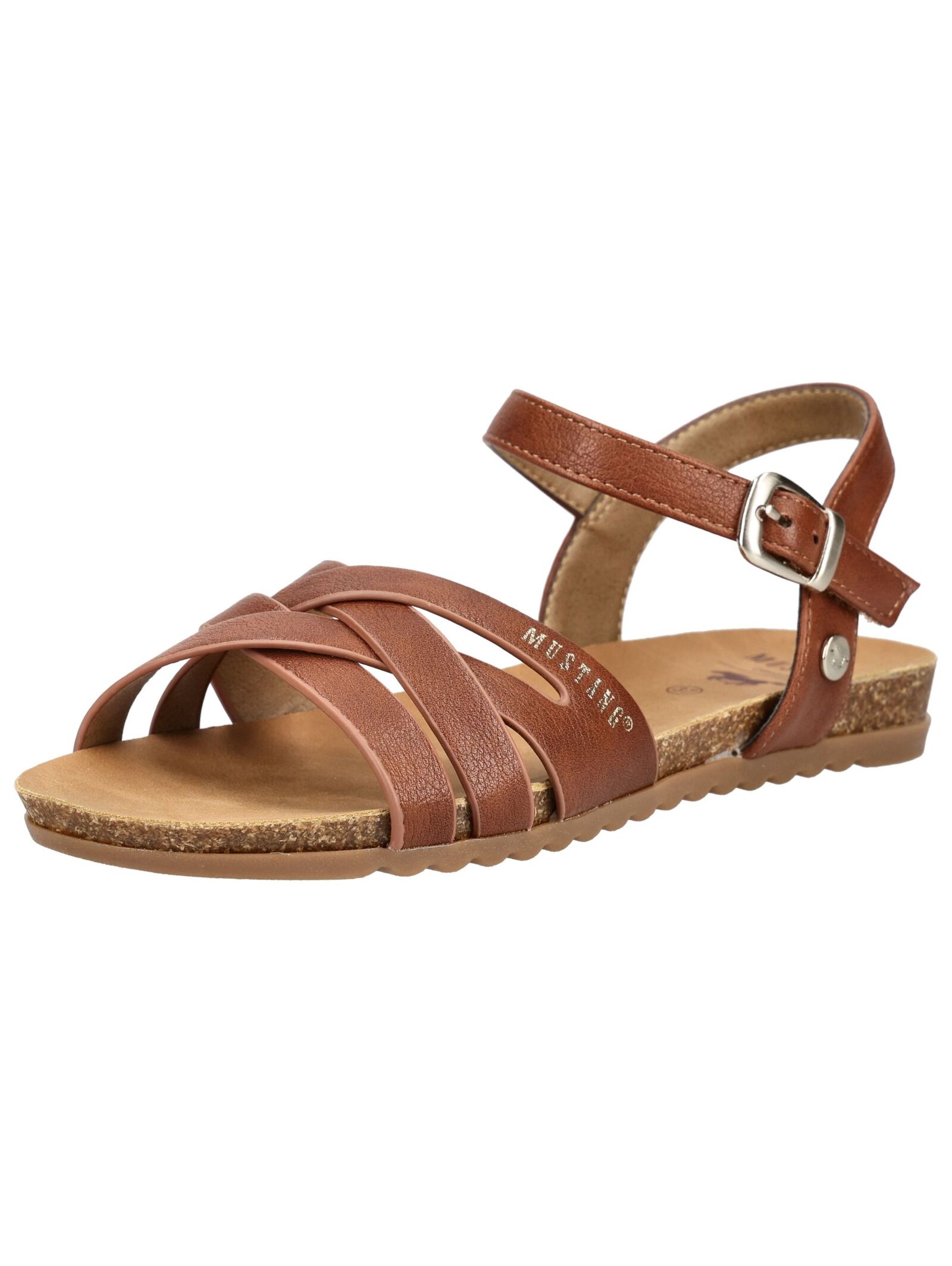 Mustang Shoes Riemchensandale "Mustang Shoes Sandalen Lederimitat"