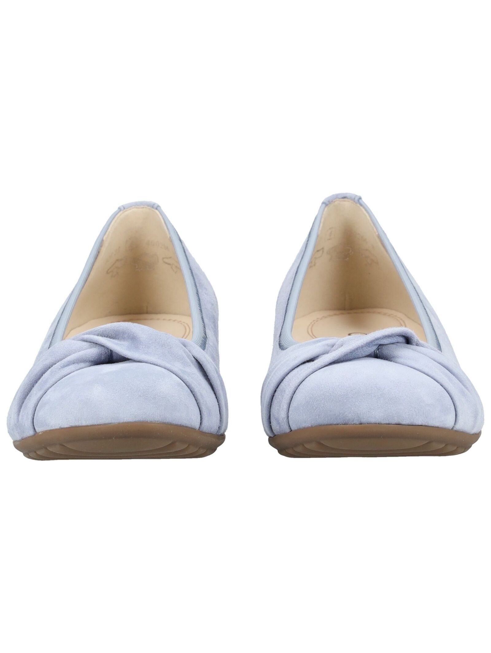 Gabor Comfort Ballerina Blue Leather 40.5 2