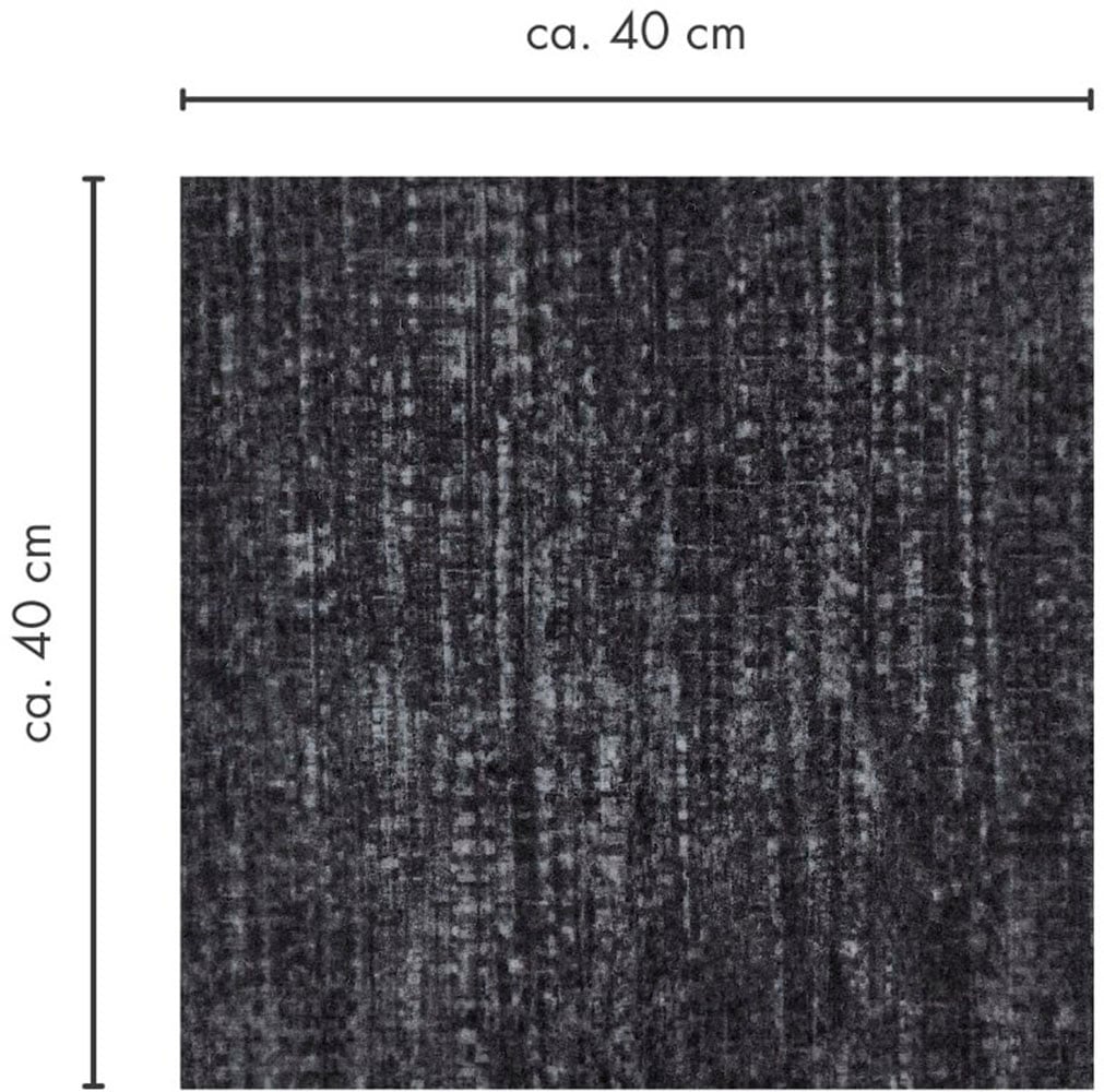 Andiamo Teppichfliese »Paris Nadelfilz«, quadratisch, 40x40 cm, selbstklebend, robust & strapazierfähig, 25 Stück (4 qm)