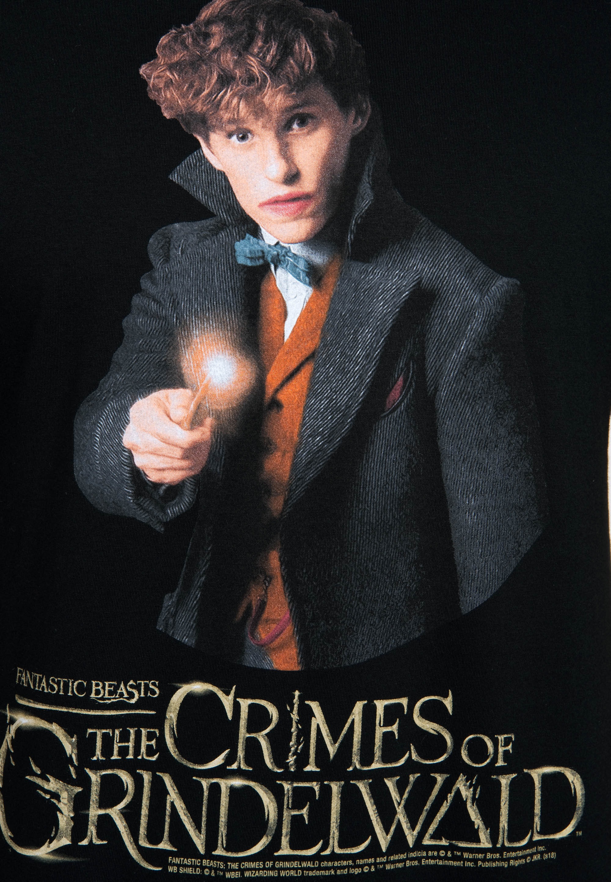LOGOSHIRT T-Shirt »Newt Scamander«, mit Phantastische Tierwesen-Frontprint