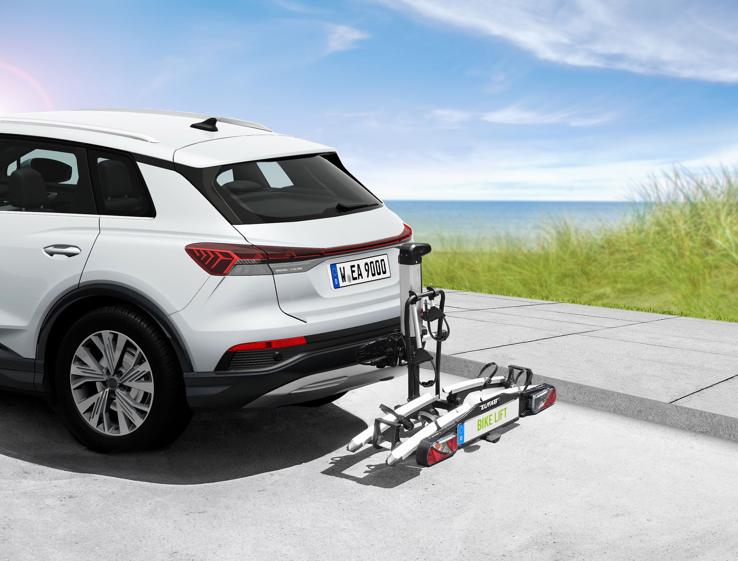 EUFAB Kupplungsfahrradträger »Fahrradträger BIKE LIFT für 2 Fahrräder«, benötigt Dauerplus auf Pin 9