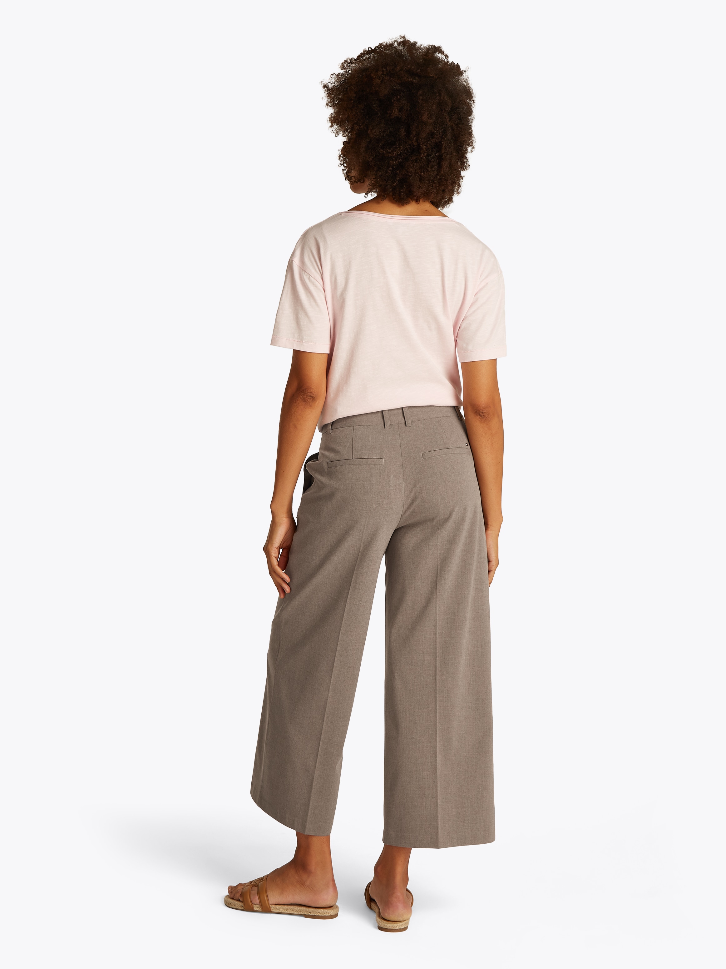 Tommy Hilfiger Webhose »Low Normal Waist Bi-Stretch«, Gürtelschlaufe, elastisch, pflegeleicht bügelfrei, Business casual