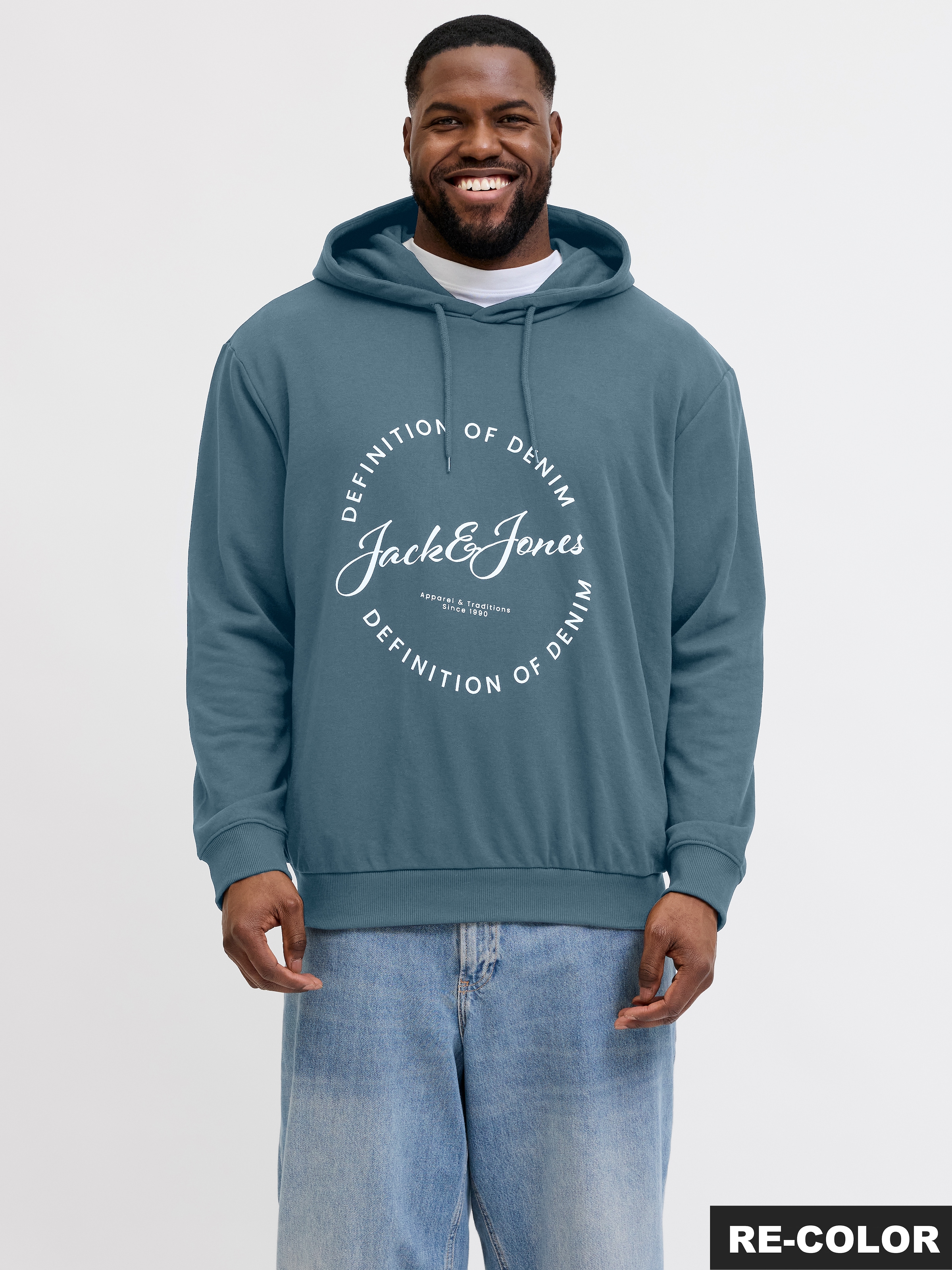 Jack & Jones PlusSize Kapuzensweatshirt "JJGRAYSON SWEAT HOOD PLS" günstig online kaufen