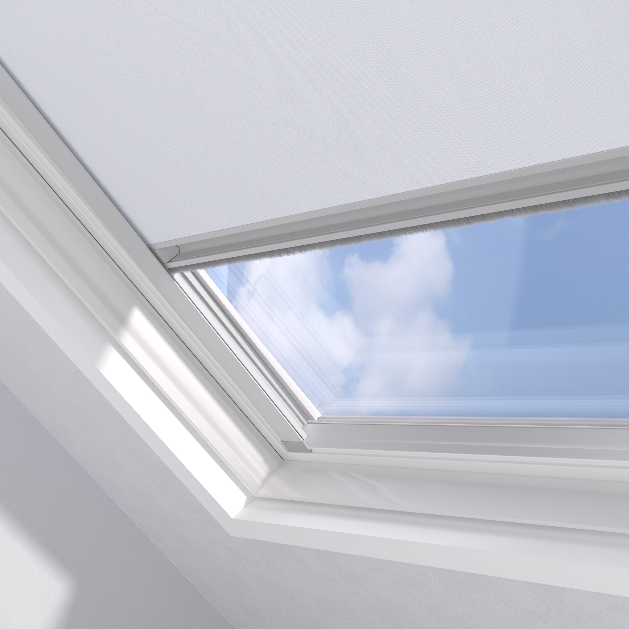 my home Verdunklungsrollo »Sky-Dachfensterrollo« verdunkelnd energiesparend mit Bohren in Führungsschienen mit Kassette und Seitenprofilen