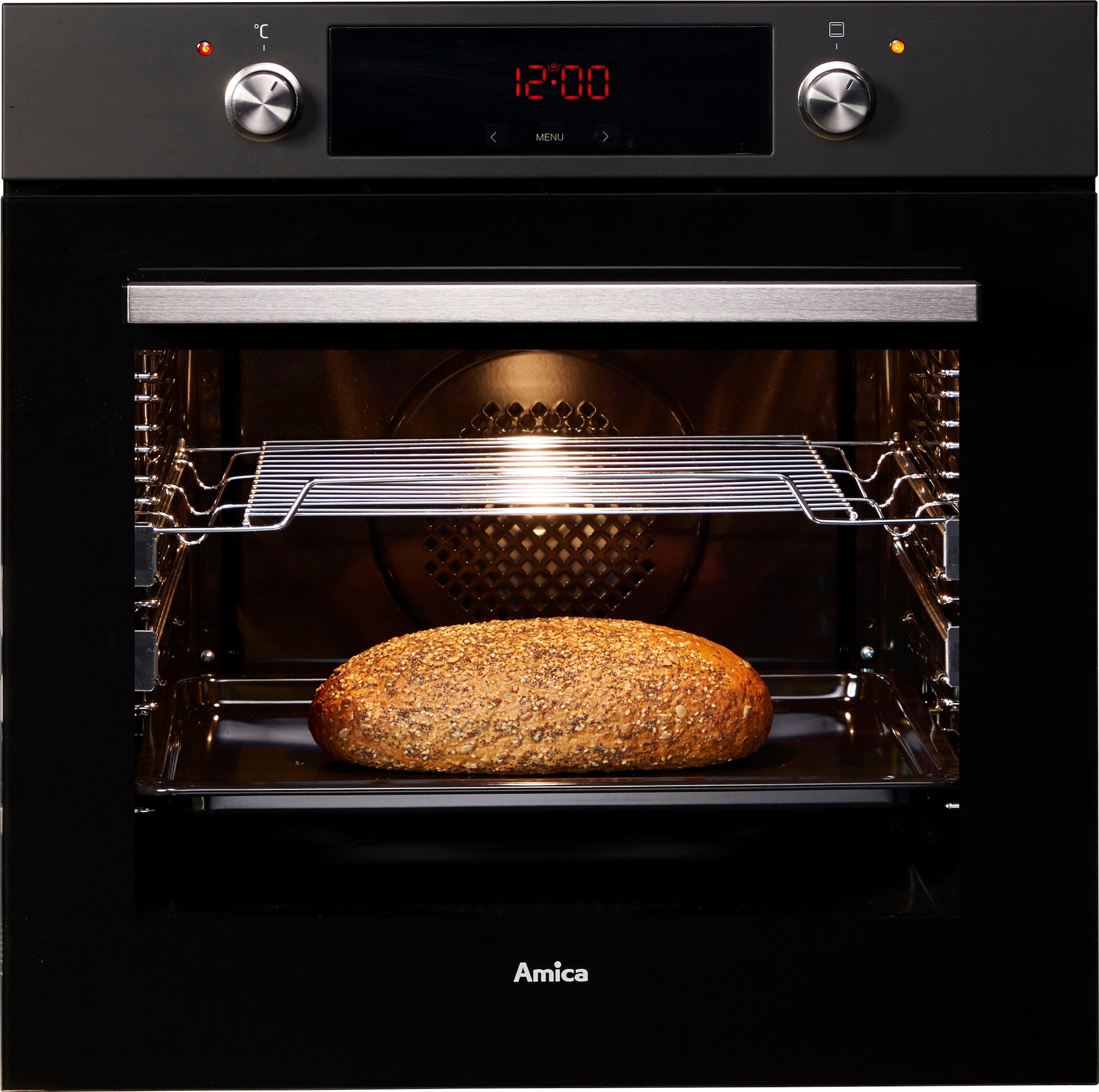 Amica Einbaubackofen  »EBX 944 610 SM«, mit 2-fach-Teleskopauszug, Simple Steam, Simple Steam