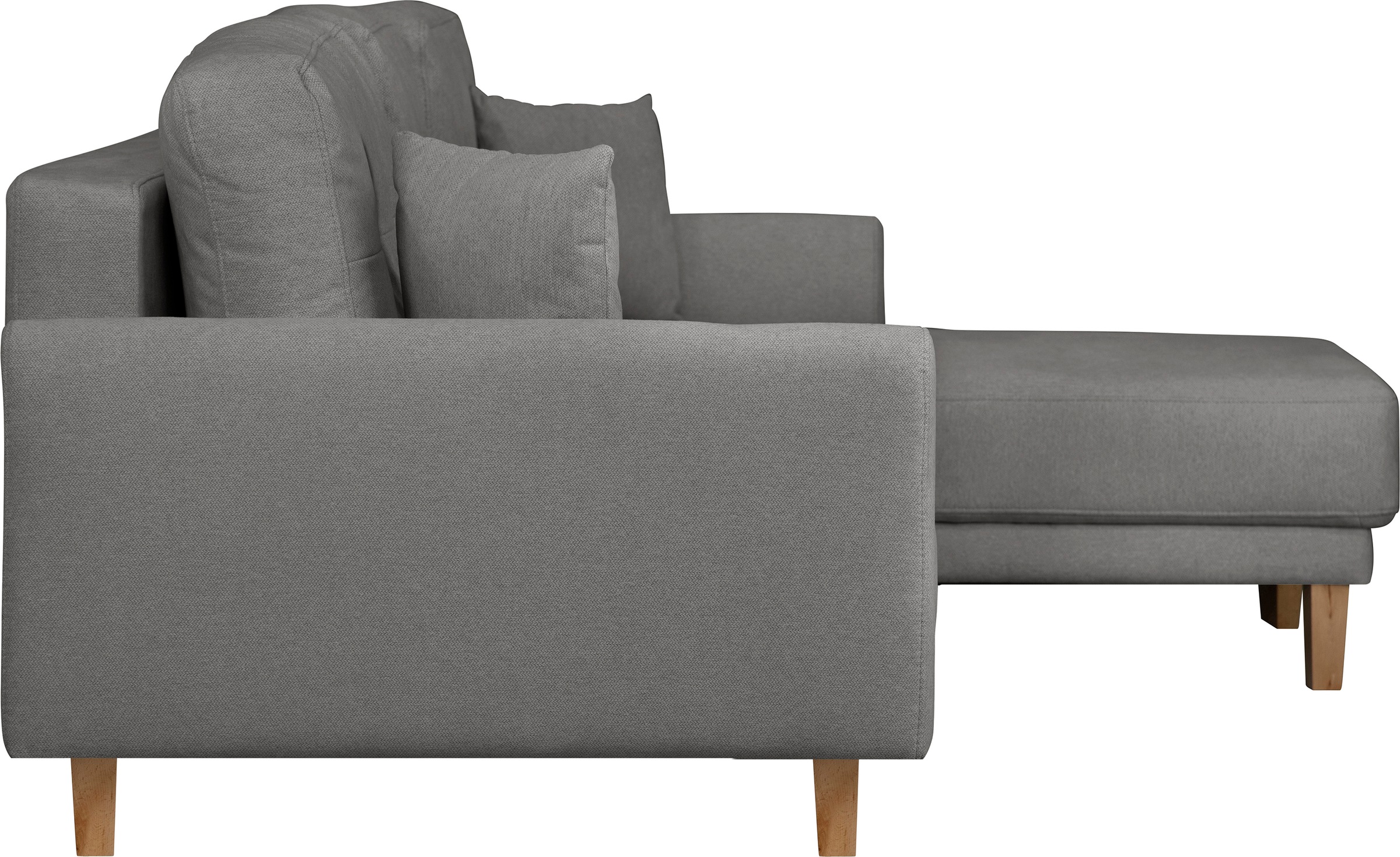 Home affaire Ecksofa »TRIPLO optionale Schlafsofa mit Bettkasten, Maße B/T/H: 234/164/89 cm«, L-Form wahlweise mit Bettfunktion - Liegefläche 132x210 cm