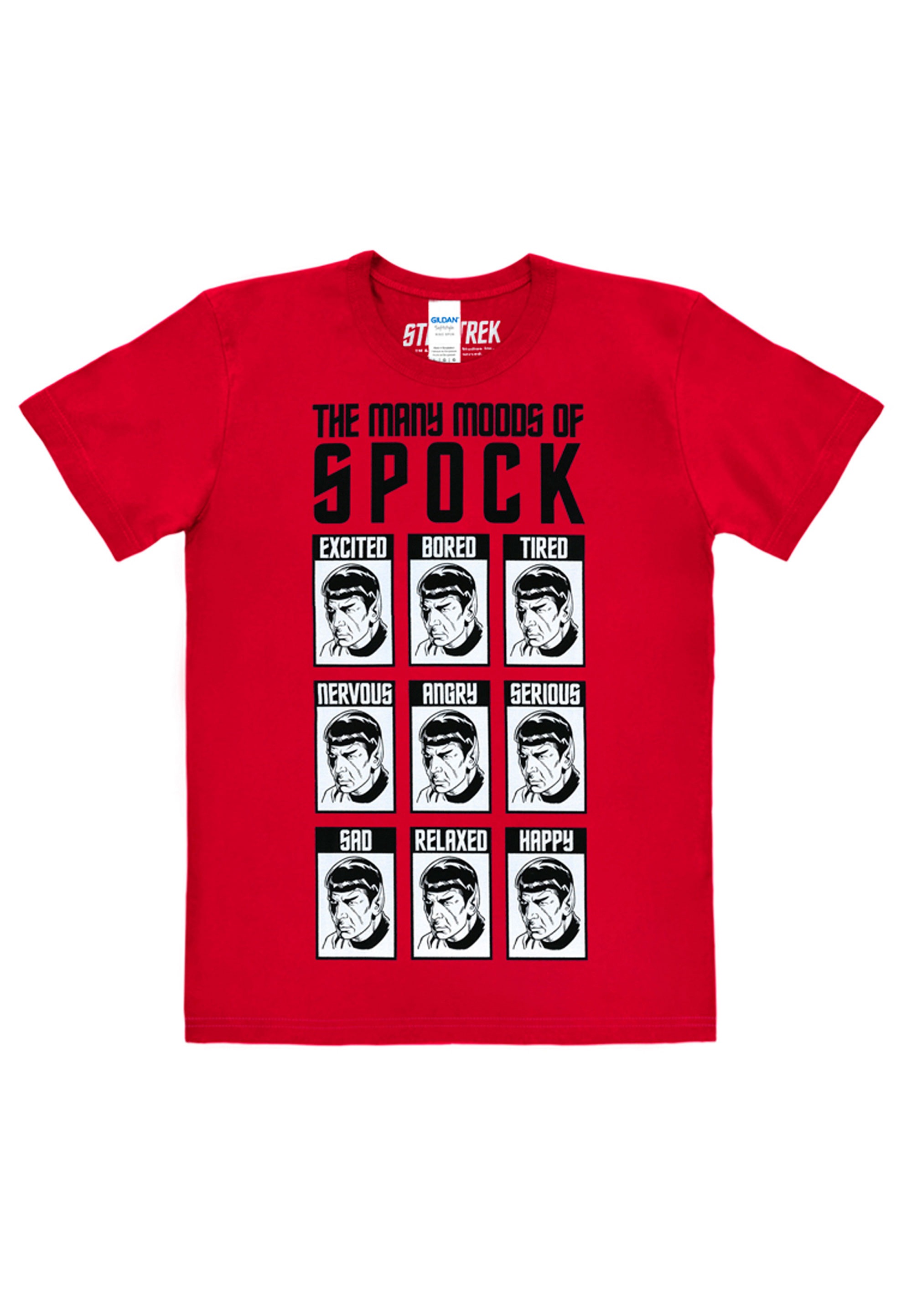LOGOSHIRT T-Shirt »Star Trek« mit Spock-Print