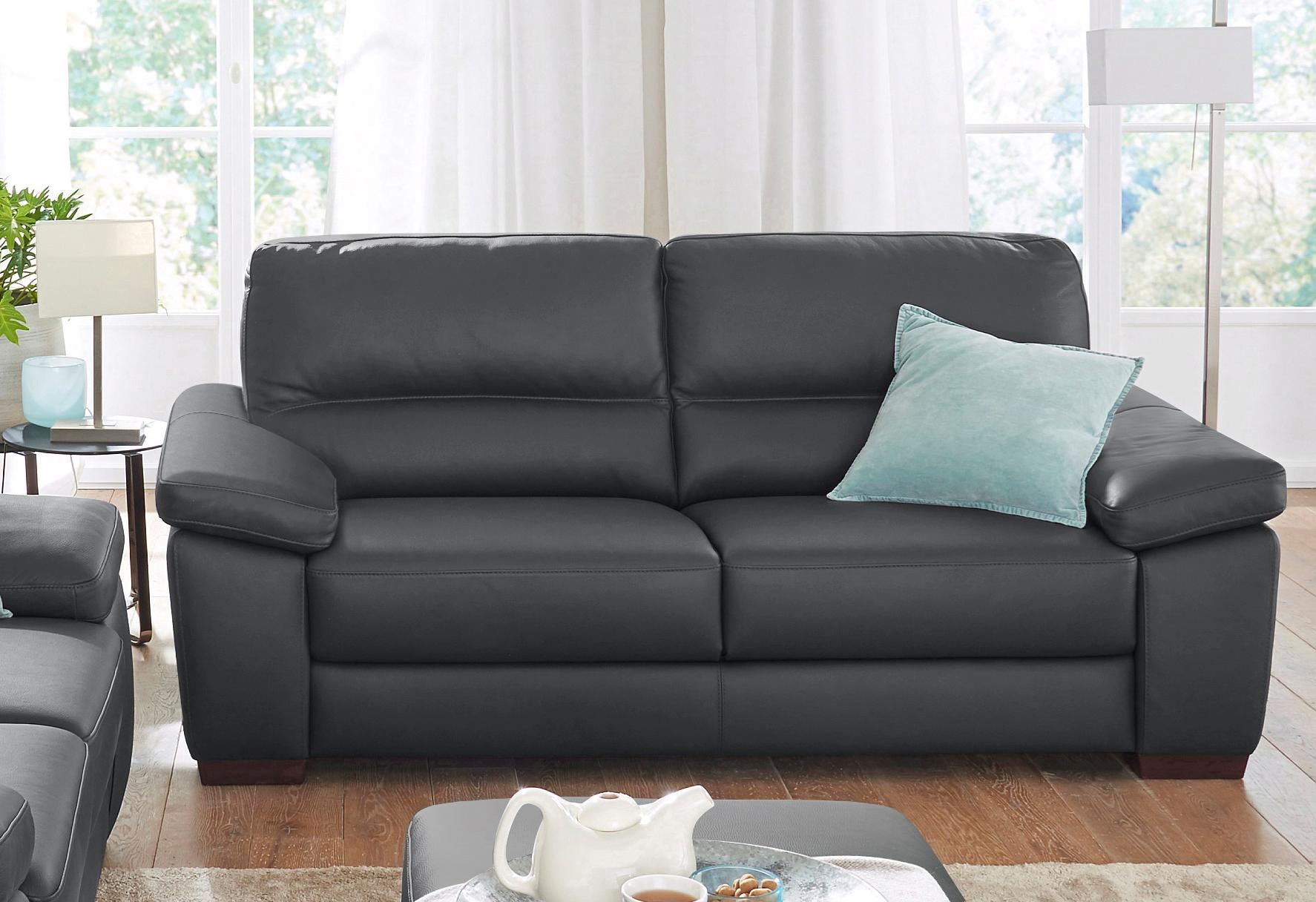 CALIA ITALIA 2-Sitzer »Gaia, hochwertiges Ledersofa mit erstklassigem Sitzkomfort«, edles Design,...