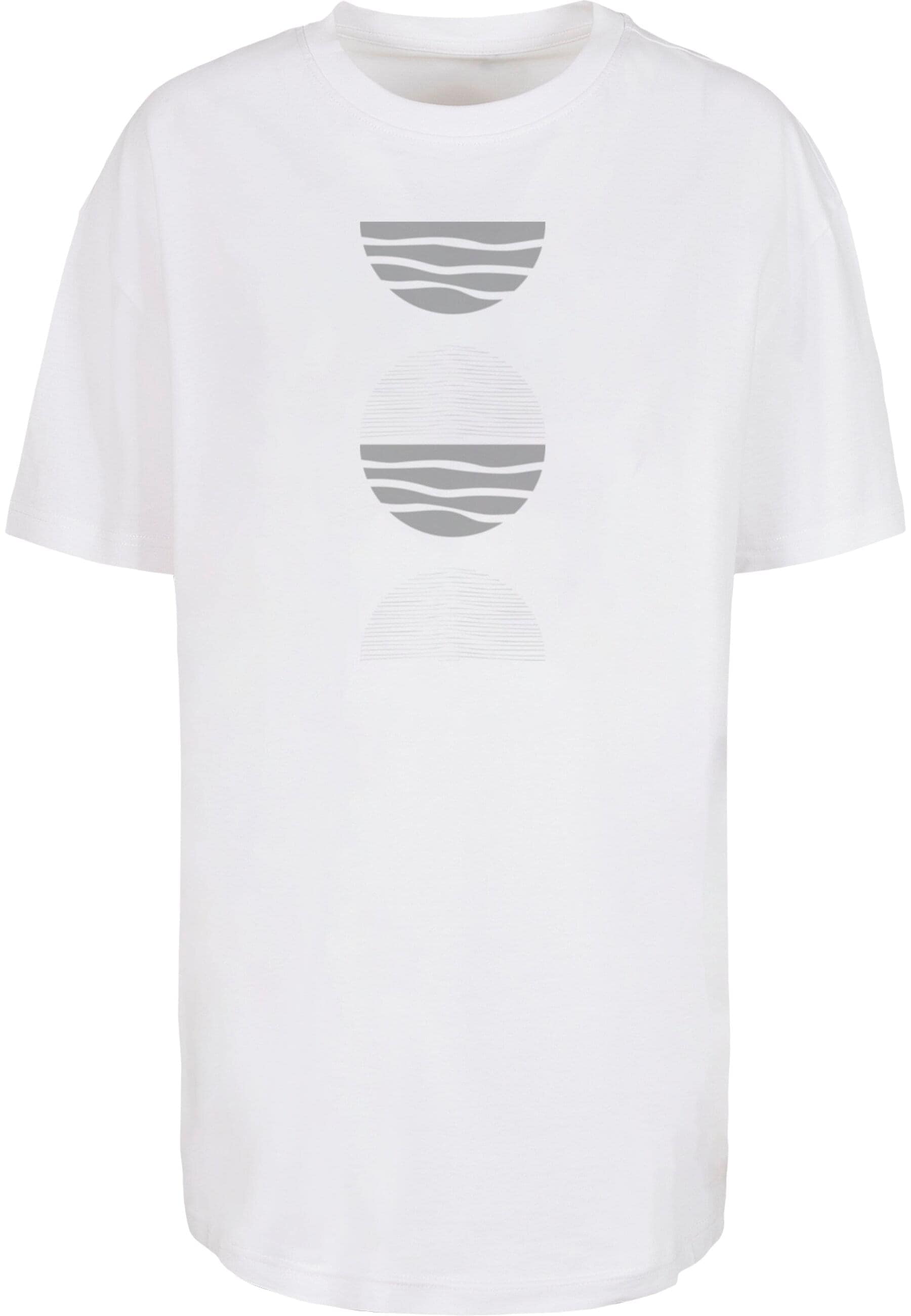 Merchcode T-Shirt "Merchcode Ladies Abstract Waves T-Shirt" 1 Stk. tlg. günstig online kaufen