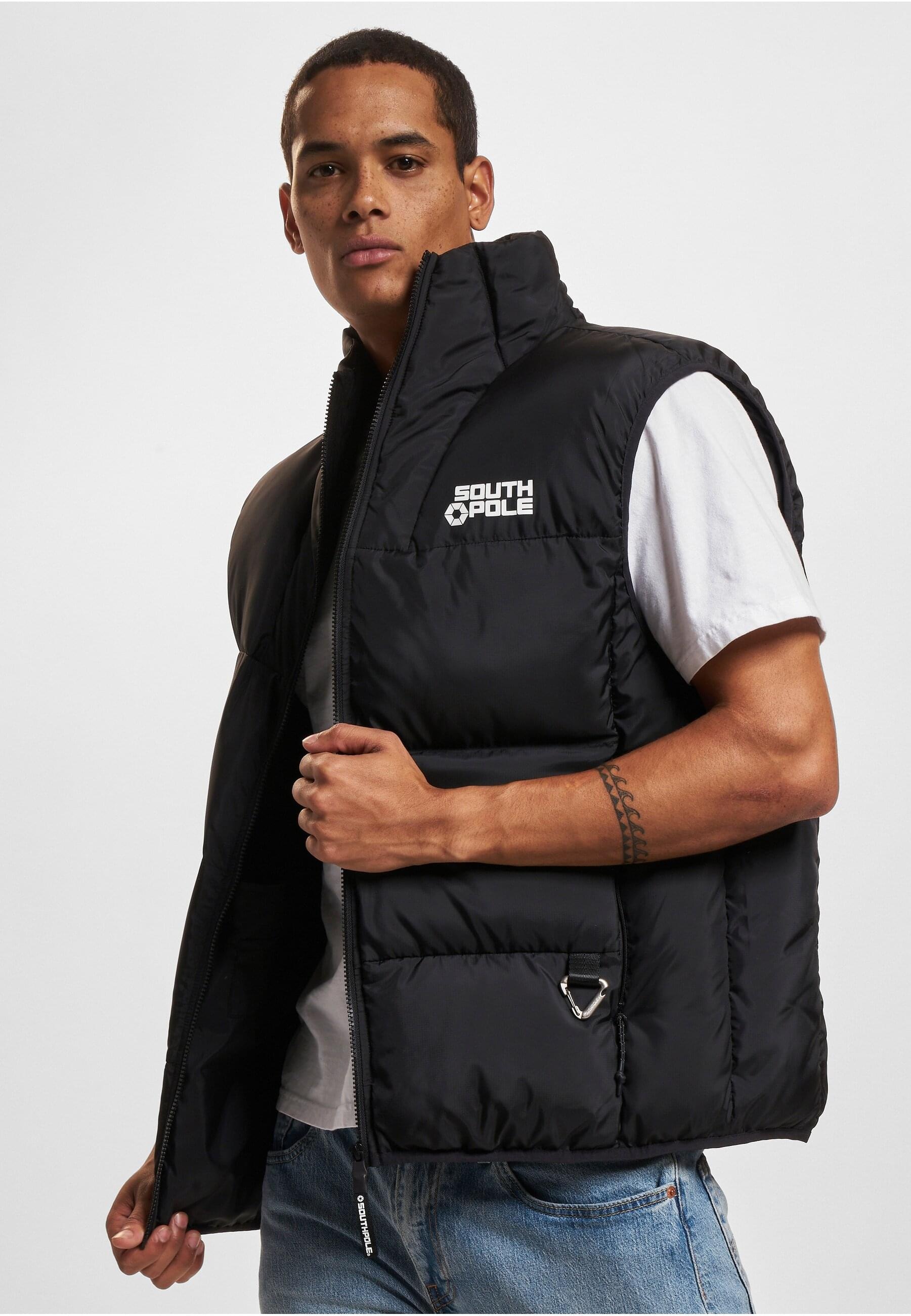 Southpole Steppweste »Southpole Herren PM233-017-1 SP Bubble Vest 1.0«, (1 tlg.)