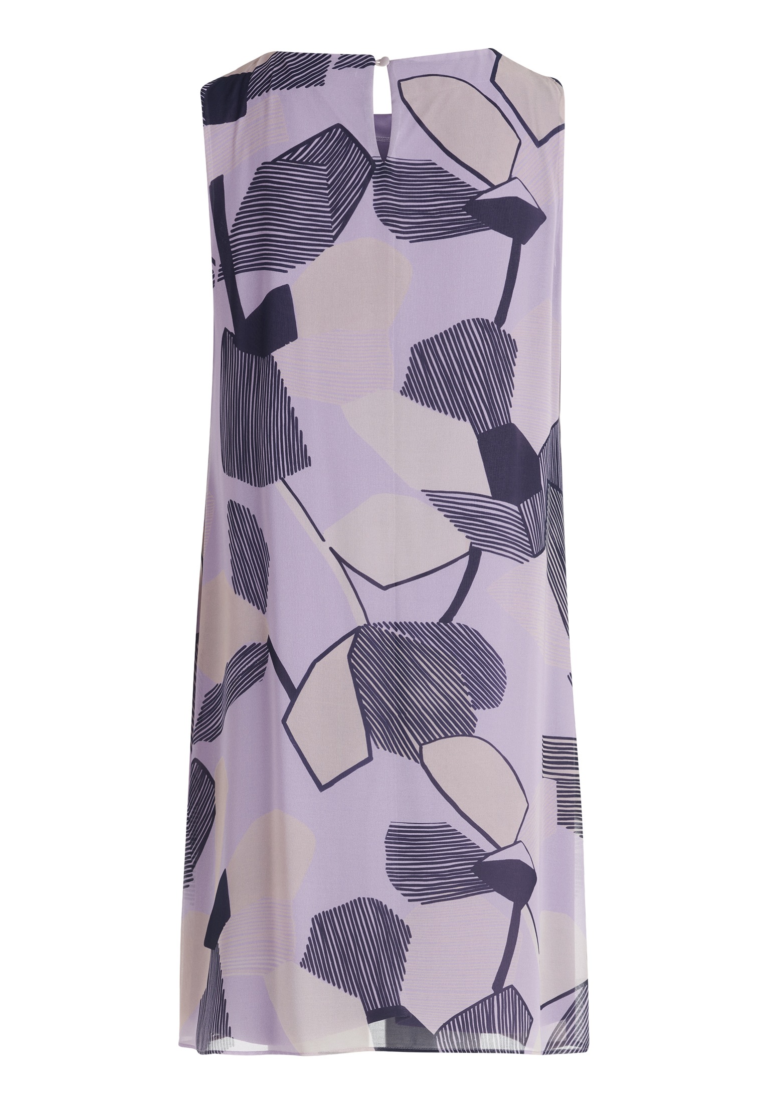 Thumbnail - Betty&Co Chiffonkleid "Damen im Layer Look" Ohne Tasche Druck