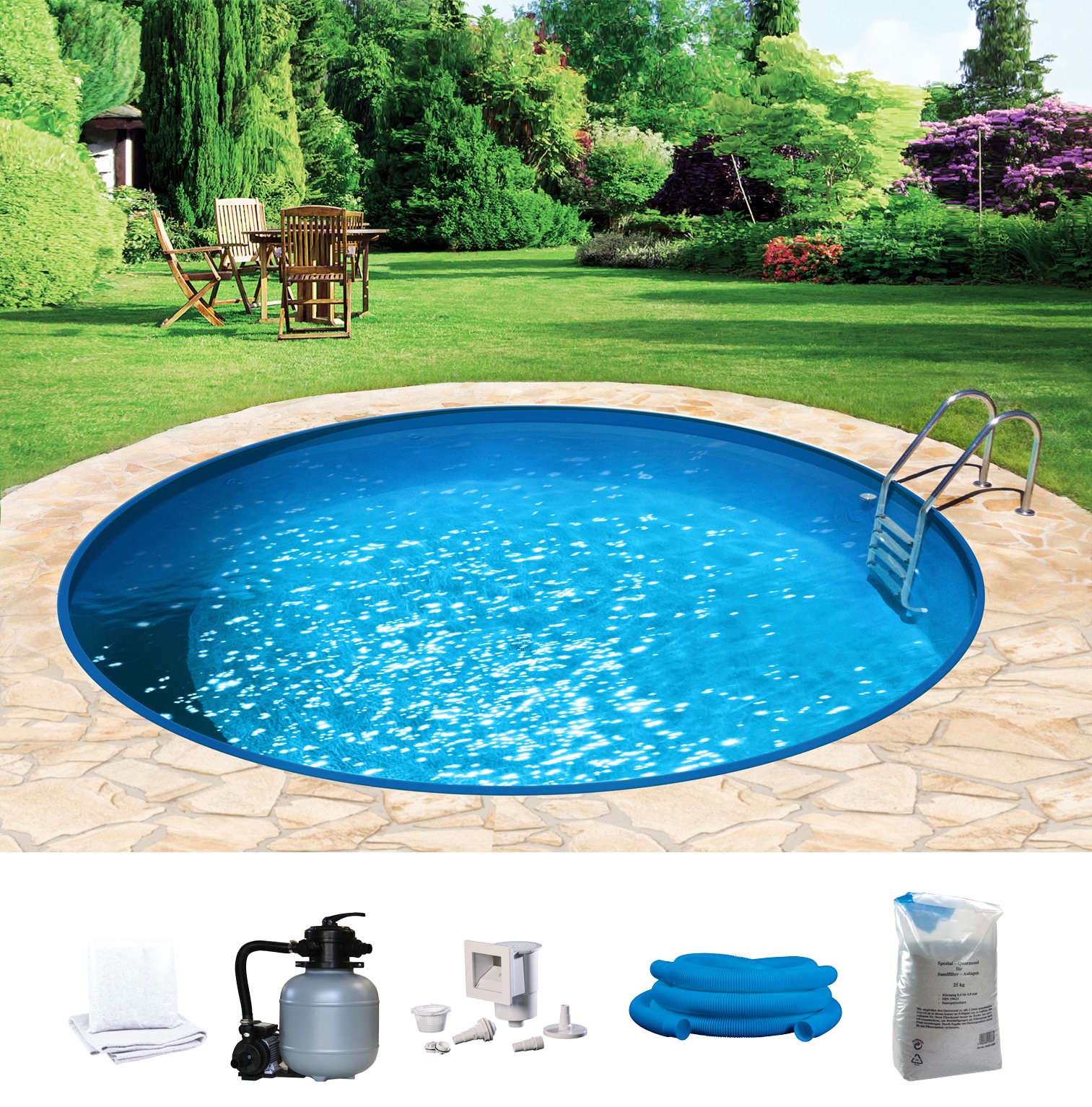 my POOL BWT Rundpool "HOLIDAY" Höhe 150 cm, in versch. Größen verfügbar günstig online kaufen