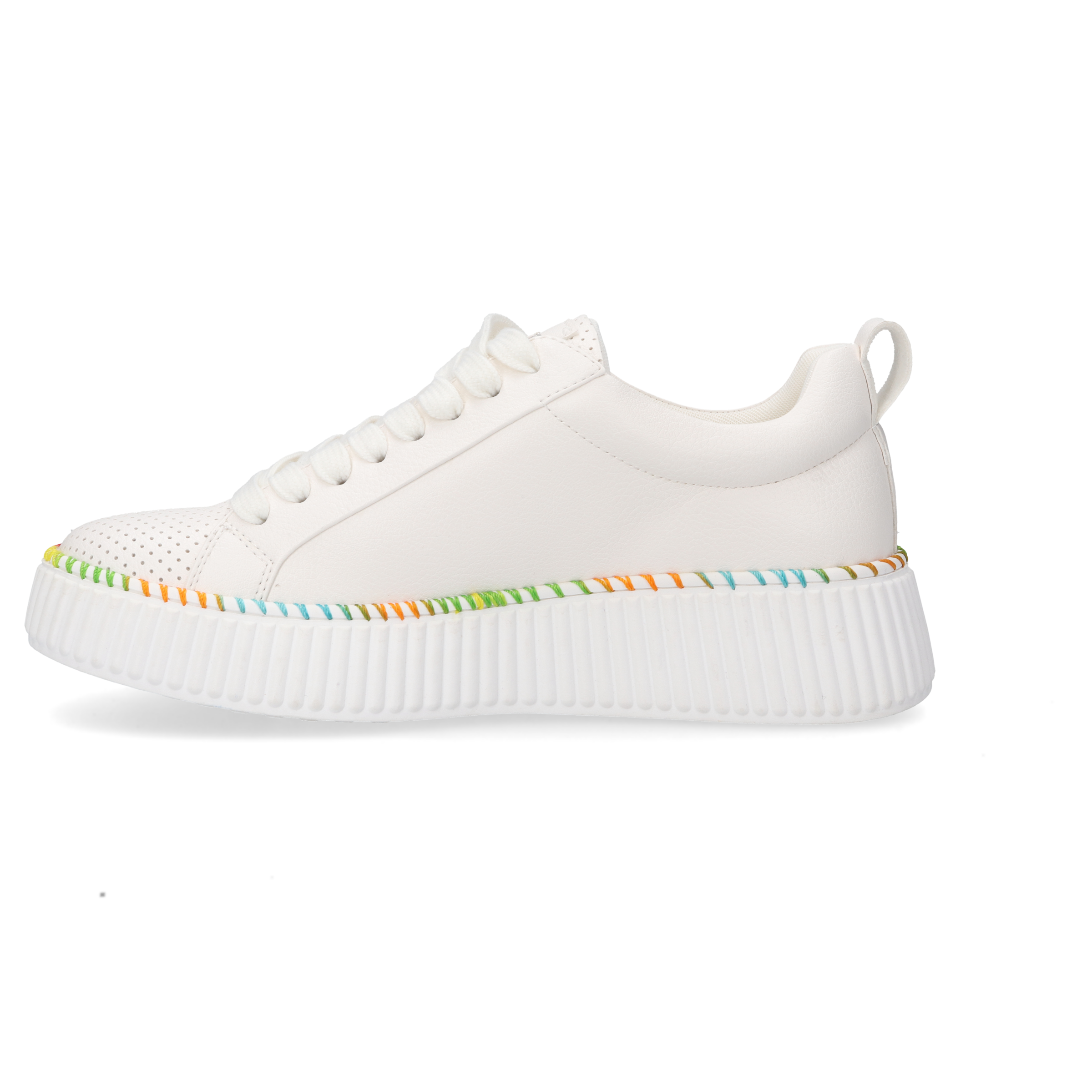 Dockers by Gerli Plateausneaker  Freizeitschuh, Schnürschuh, Halbschuh mit bunter Sohlenumrahmung