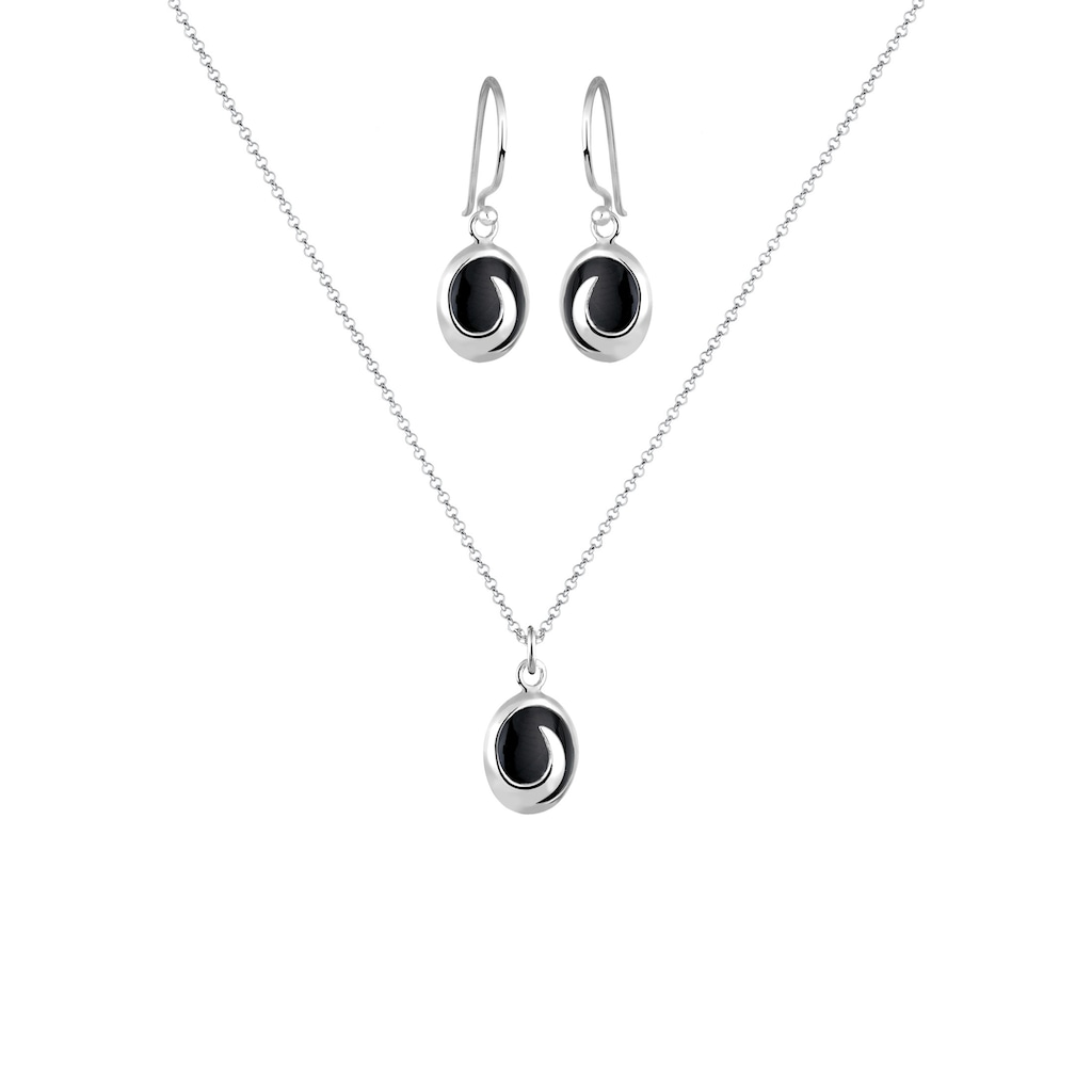 Elli Schmuckset »Onyx 925 Sterling Silber«