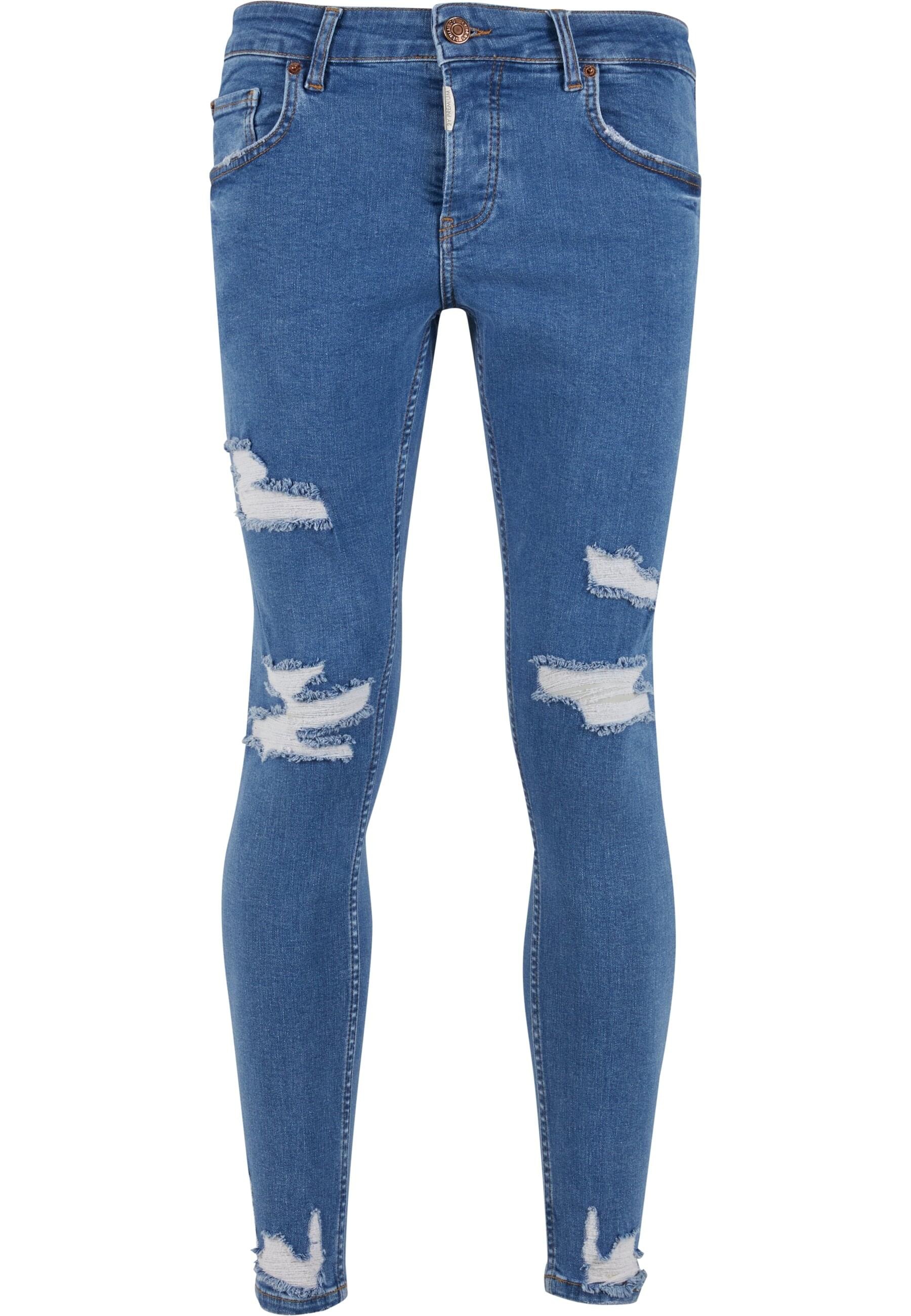 2Y Studios Bequeme Jeans "2Y Studios Herren 2Y Destroyed Cropped Skinny Fit günstig online kaufen