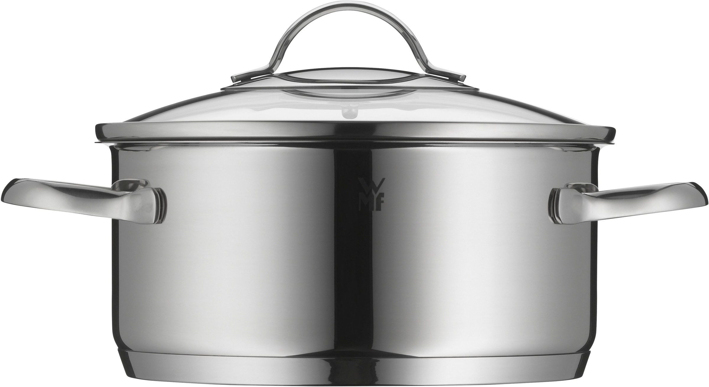 WMF Bratentopf »Provence Plus«, Cromargan® Edelstahl Rostfrei 18/10, (2 tlg.), breiter Schüttrand, elegant, langlebig, spülmaschinengeeignet
