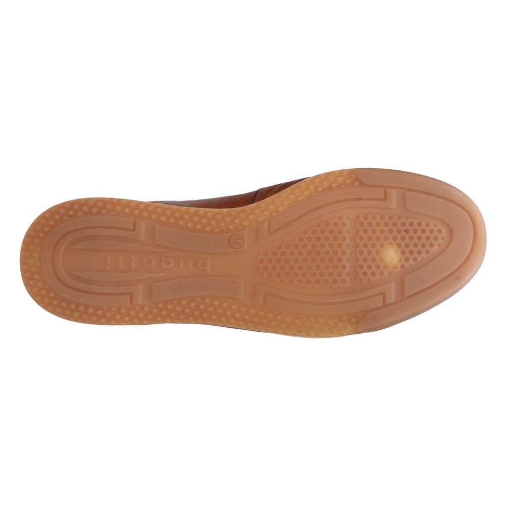 Schuhe Sportive Schuhe bugatti Sneaker, mit Textilband auf der zunge cognac-used Schuhe Sportive Schuhe bugatti Sneaker, mit Textilband auf der zunge cognac-used