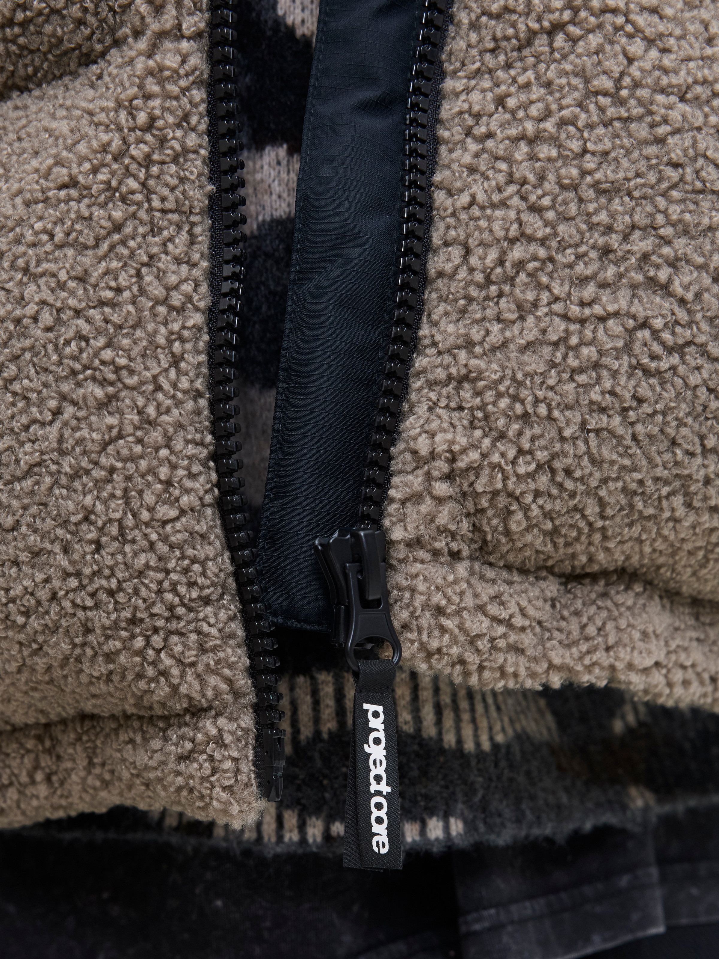 Jack & Jones Steppjacke »JCOFLARE TEDDY PUFFER JACKET«