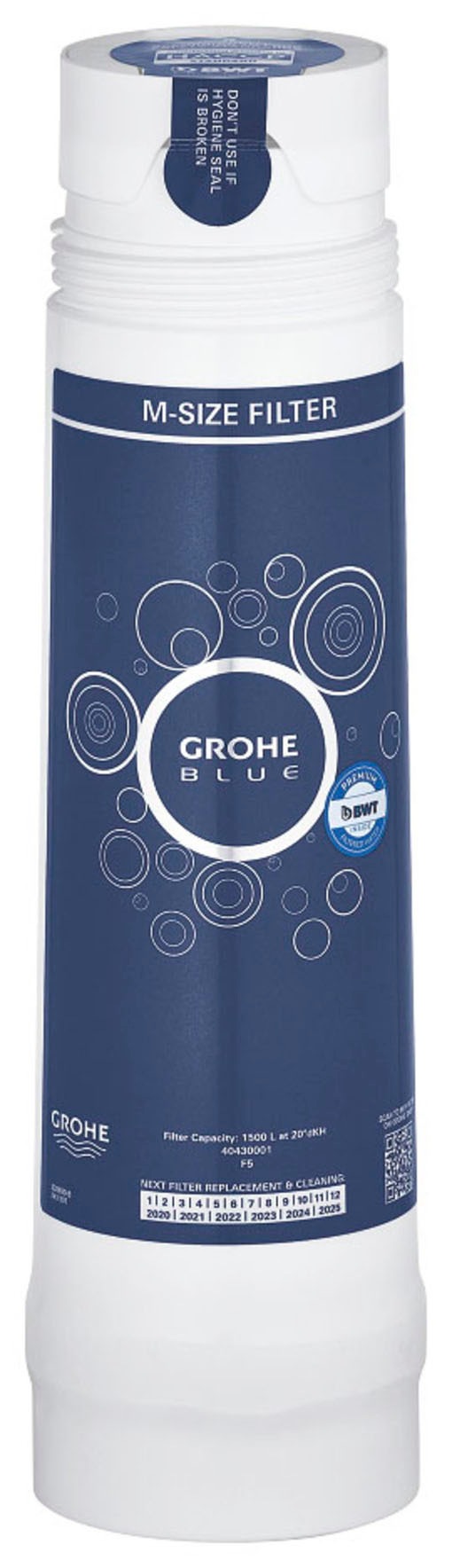 Grohe Wasserfilter »Blue«, (Packung), reduziert Kalk und Schwermetalle