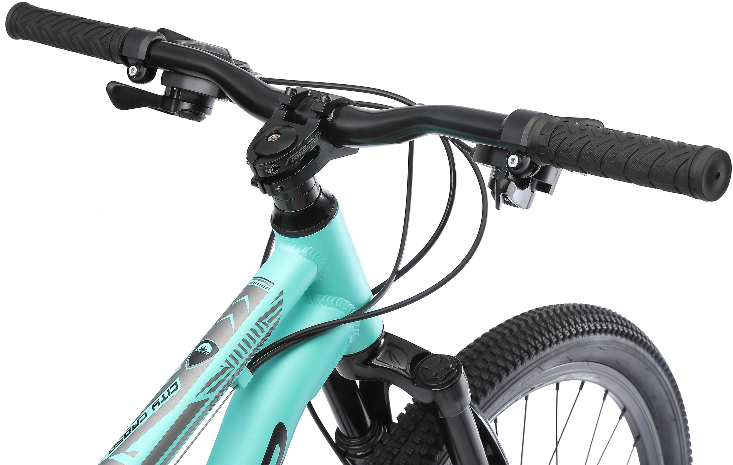 Bikestar Mountainbike, 21 Gang, Shimano, RD-TY300 Schaltwerk, Kettenschaltung, für Damen und Herren, Kettenschaltung