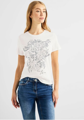 T-Shirt, mit Steinchendetails