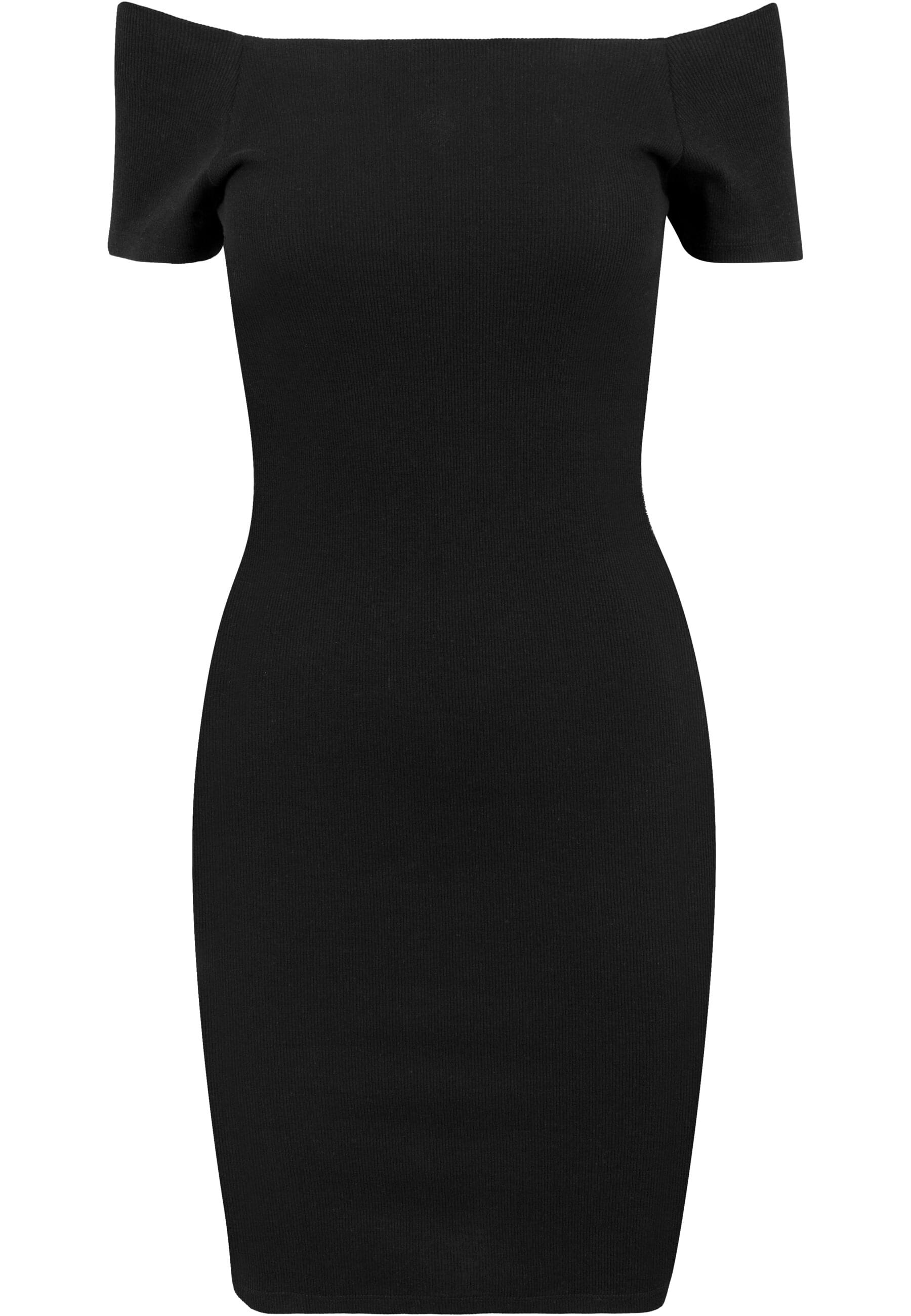 URBAN CLASSICS Shirtkleid "Urban Classics Damen Ladies Off Shoulder Rib Dre günstig online kaufen