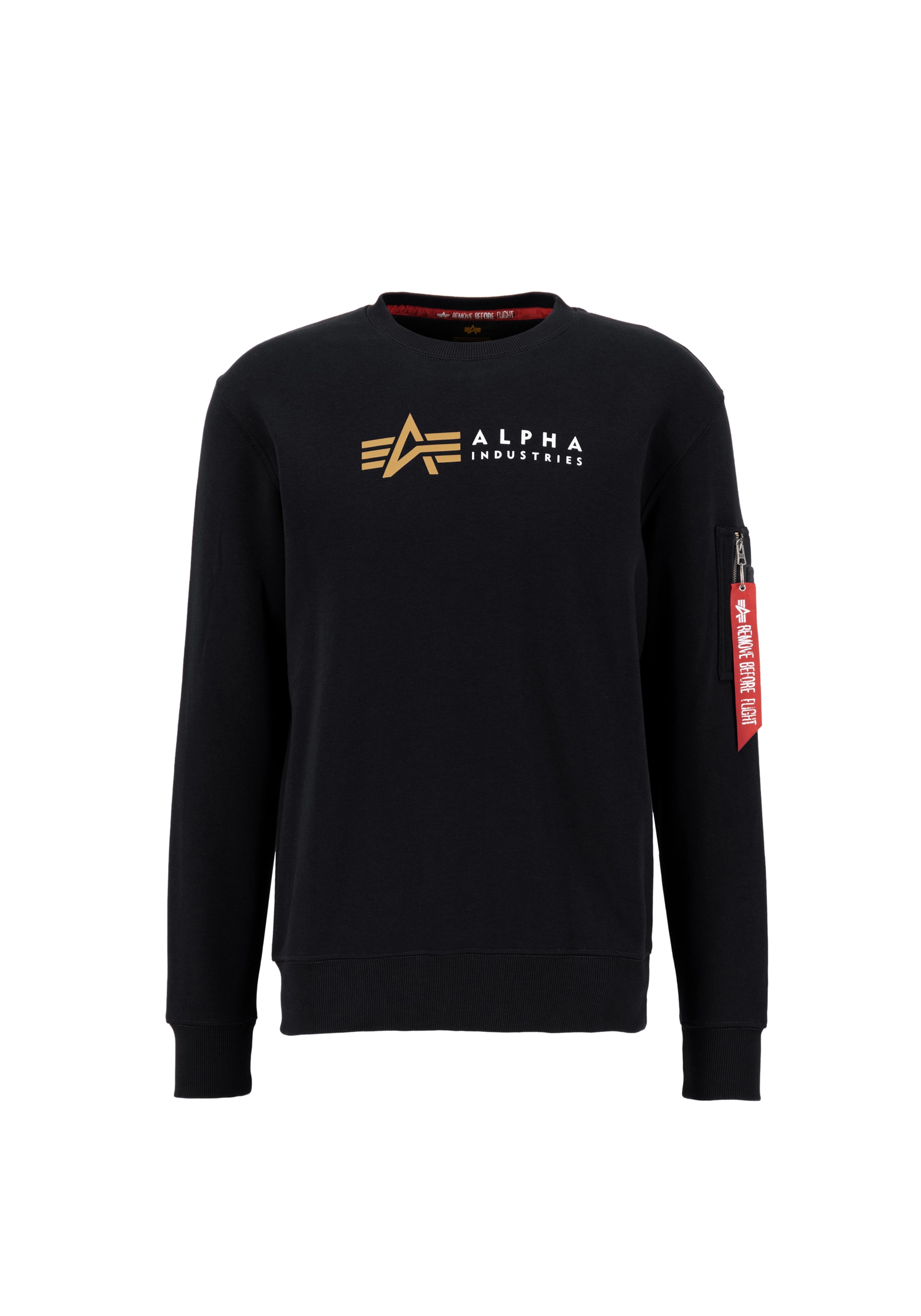 Alpha Industries Sweater "Alpha Industries Men - Sweatshirts Alpha Label Sweater"