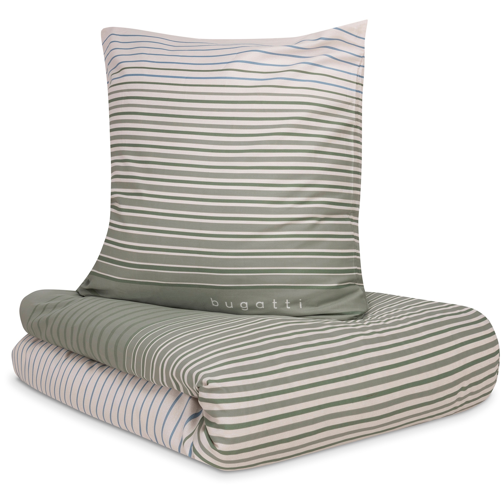 bugatti Bettwäsche "Satinbettwäsche bugatti" 2 Stk. mit elegantem Farbverla günstig online kaufen