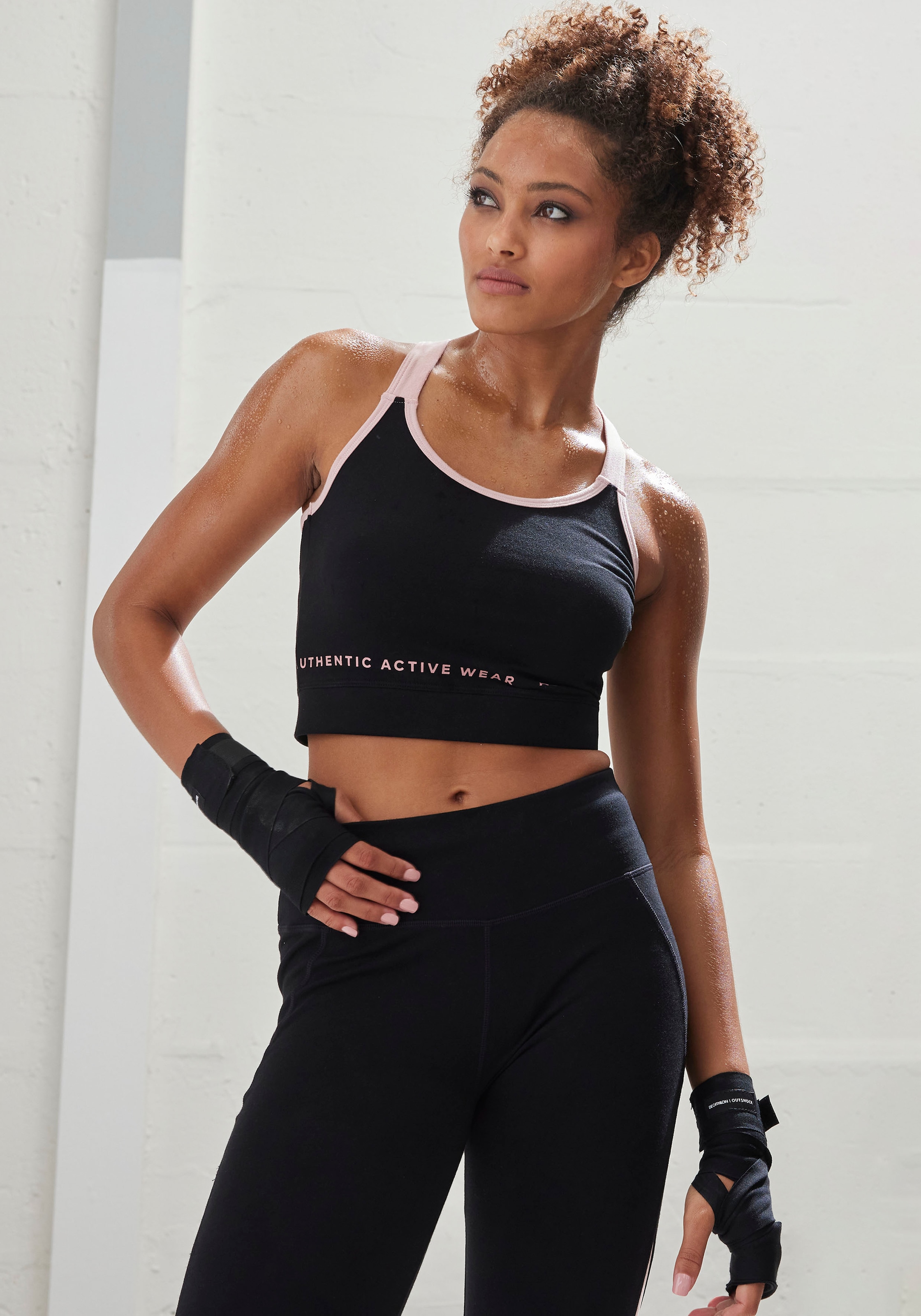 Vivance active Crop-Top "-Sporttop", mit Racerback