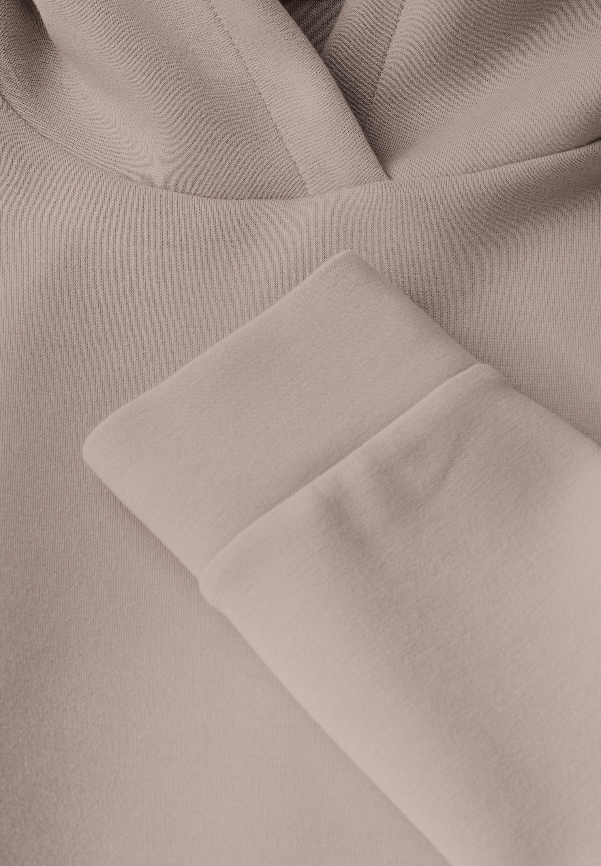 STREET ONE Hoodie, mit elastischem Materialmix