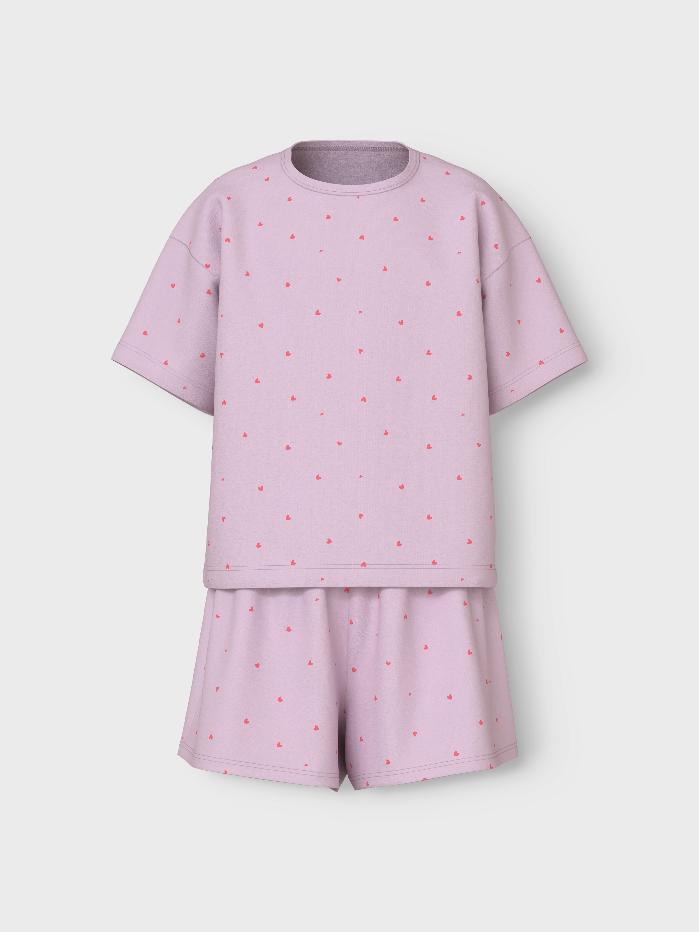Name It Schlafanzug »NKFNIGHTSET BOXY WINSOME HEARTS NOOS«