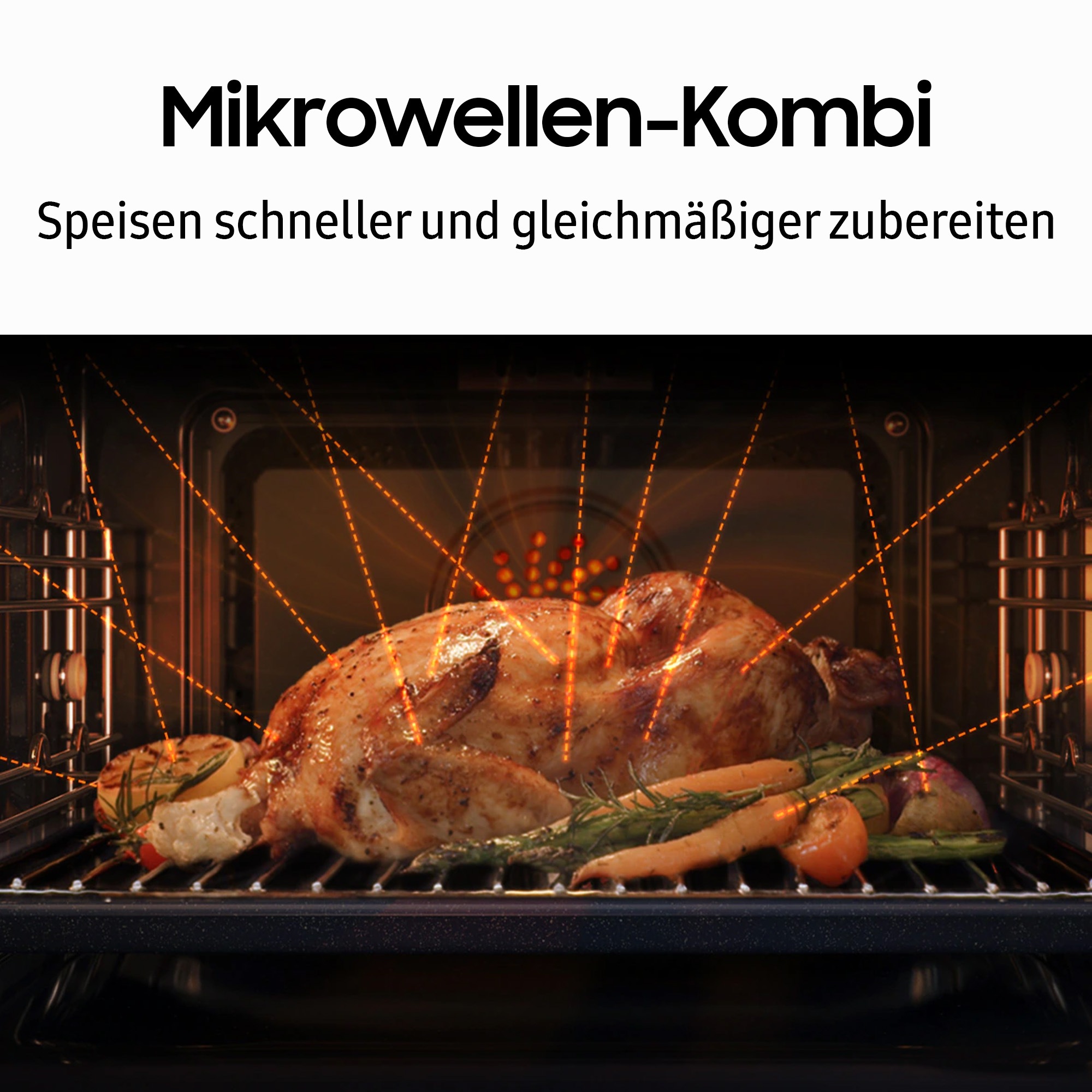 Samsung Backofen mit Mikrowelle NQ7500B »NQ5B4553FBK/U1« Dampfreinigung - Backofen mit Wasserdampf ganz ohne Chemie und WiFi