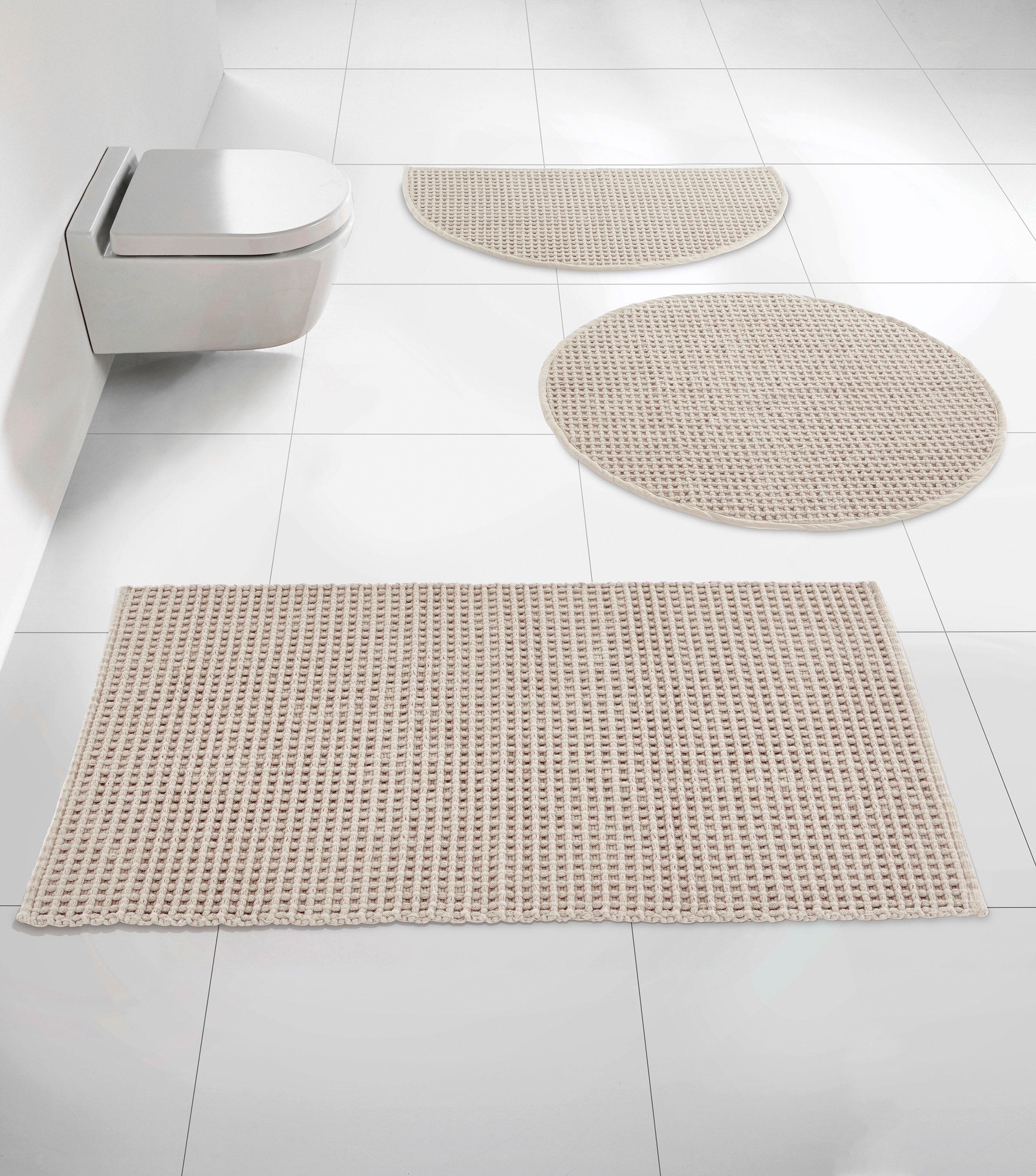 LeGer Home by Lena Gercke Badematte "Luna" Höhe 14 mm fußbodenheizungsgeeig günstig online kaufen