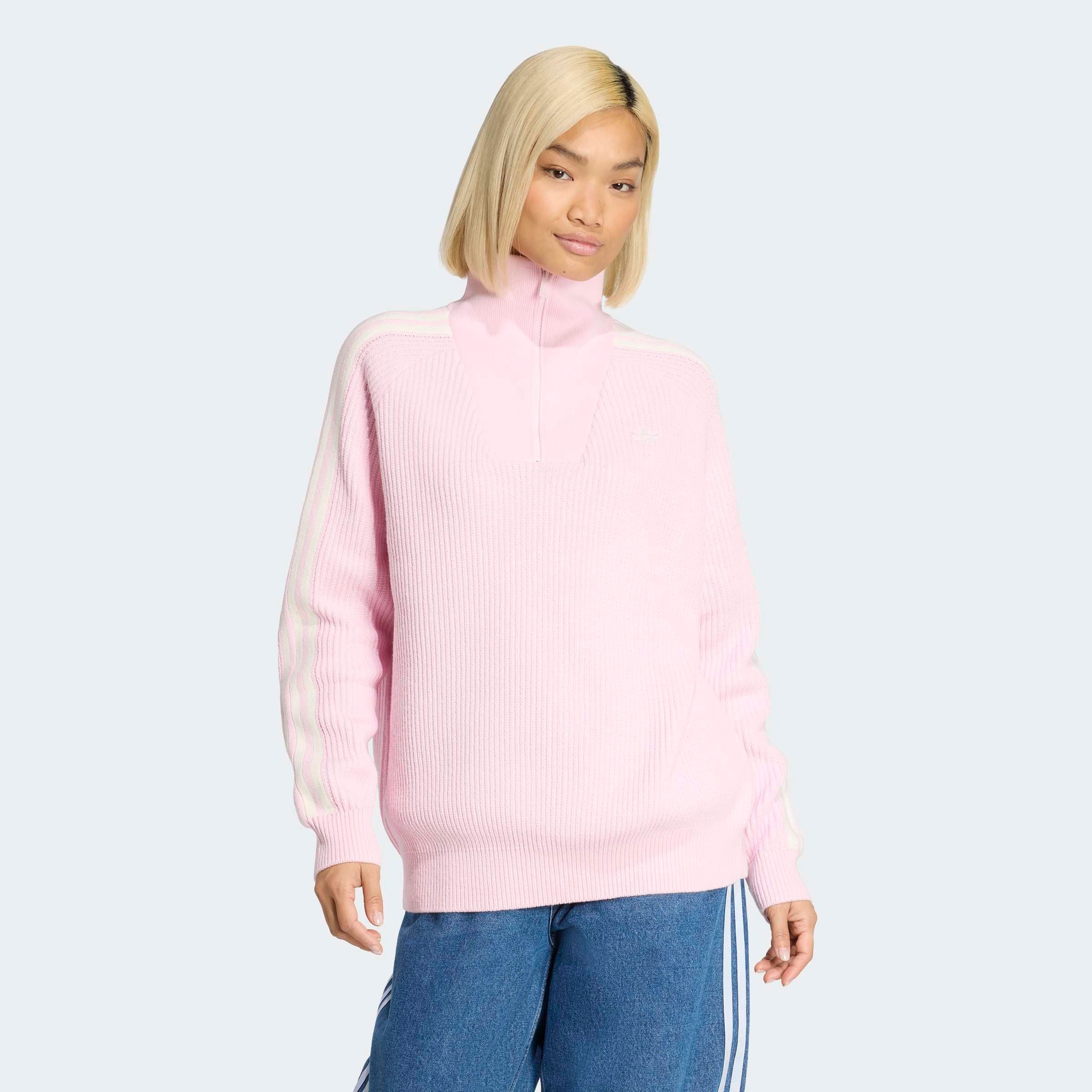 adidas Originals Kapuzensweatshirt "ADIDAS ORIGINALS HOHER KRAGEN REISSVERS günstig online kaufen
