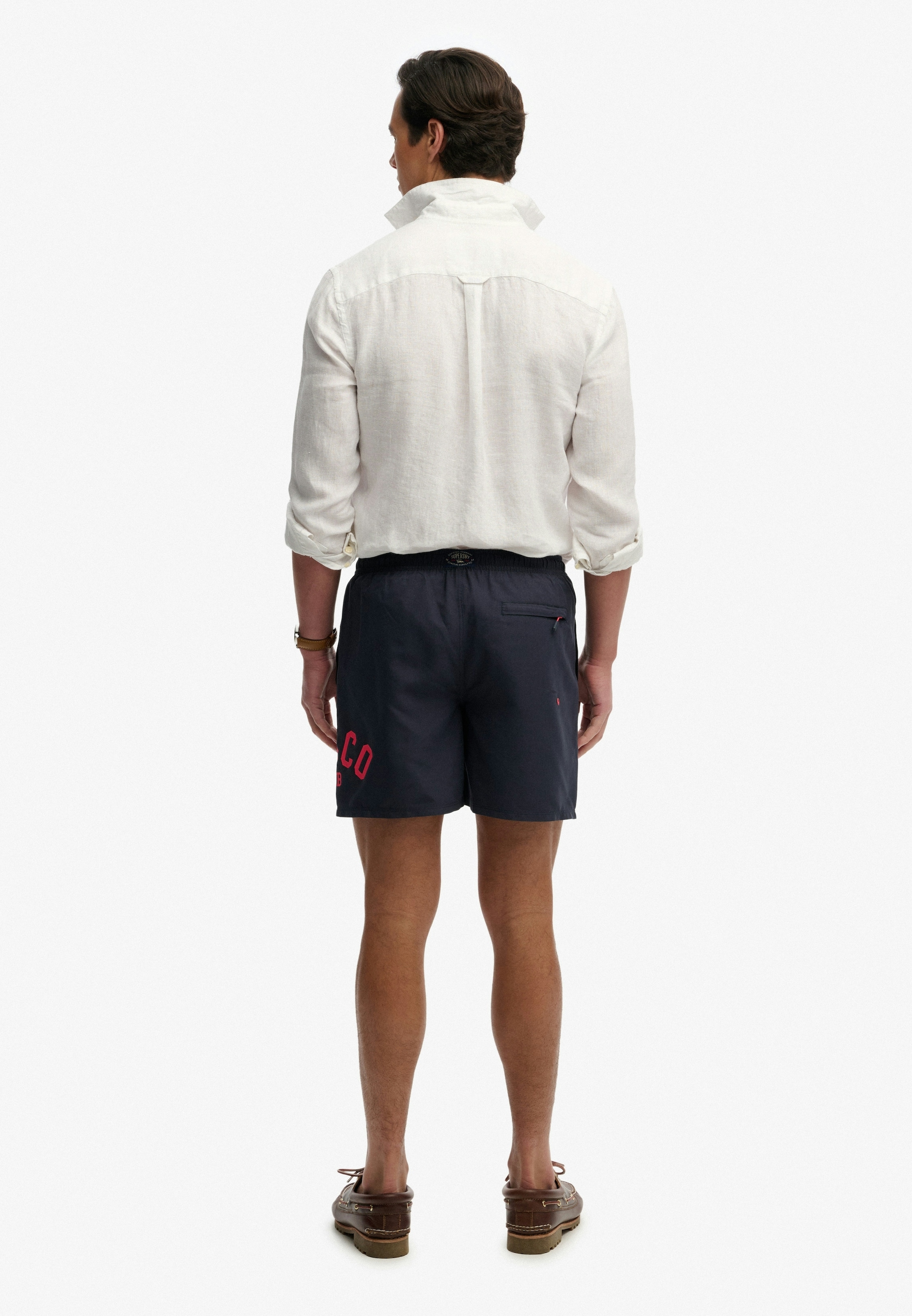 Superdry Badeshorts »PRINTED LOGO 16 SWIM SHORT«