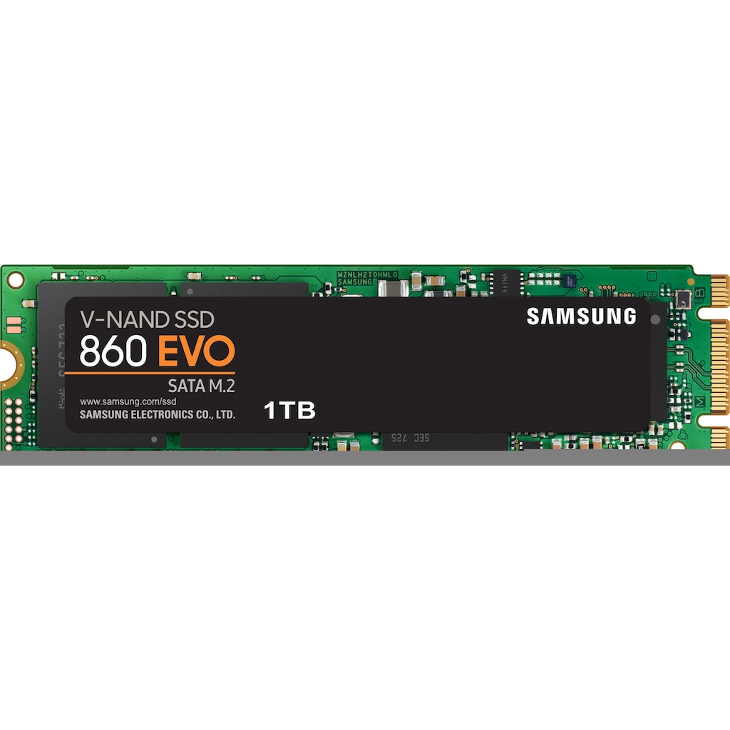 Samsung interne SSD »860 EVO SATA M.2-PCIe«, Anschluss SATA M.2