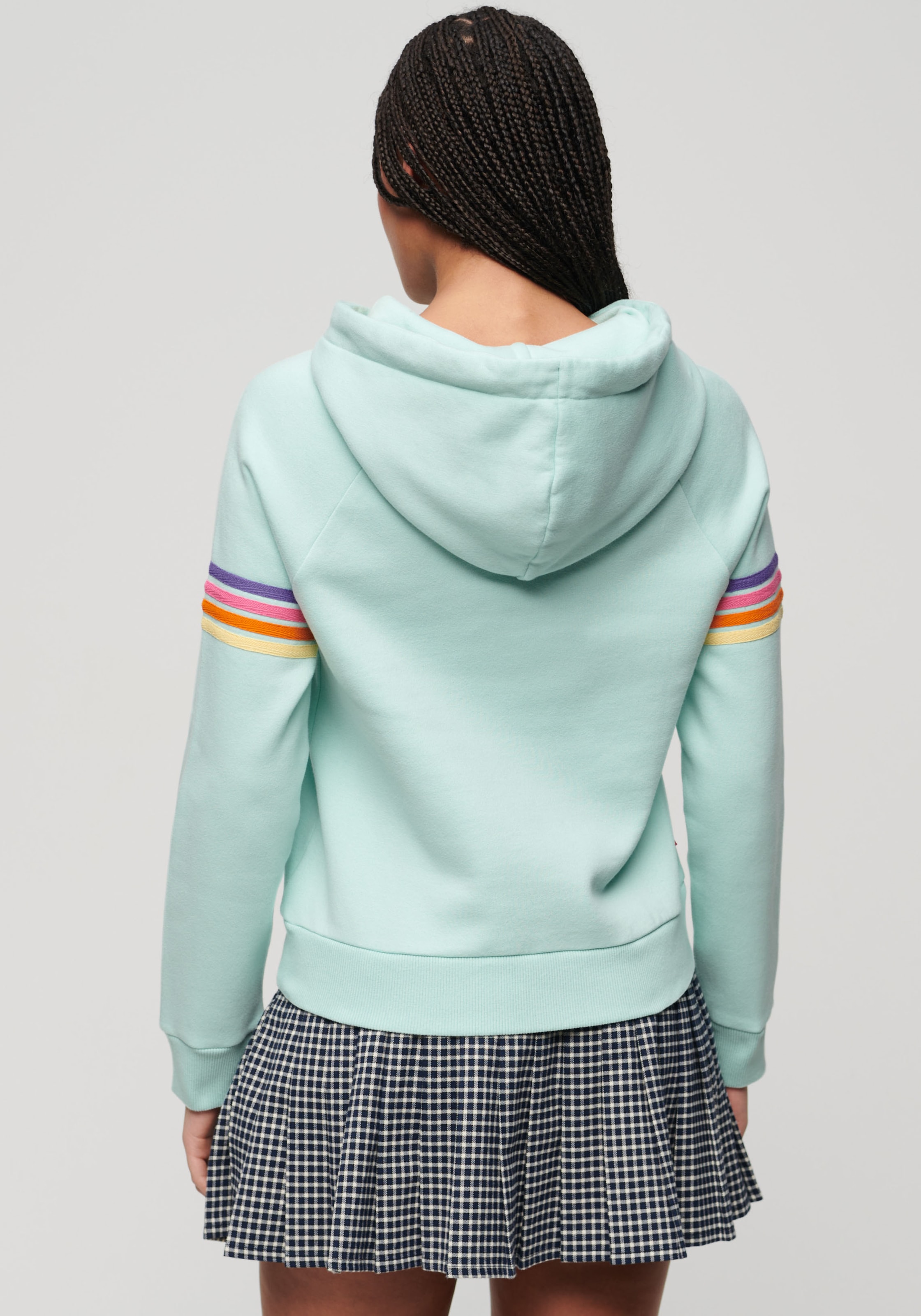 Superdry Kapuzensweatshirt »RAINBOW STRIPE LOGO HOODIE«