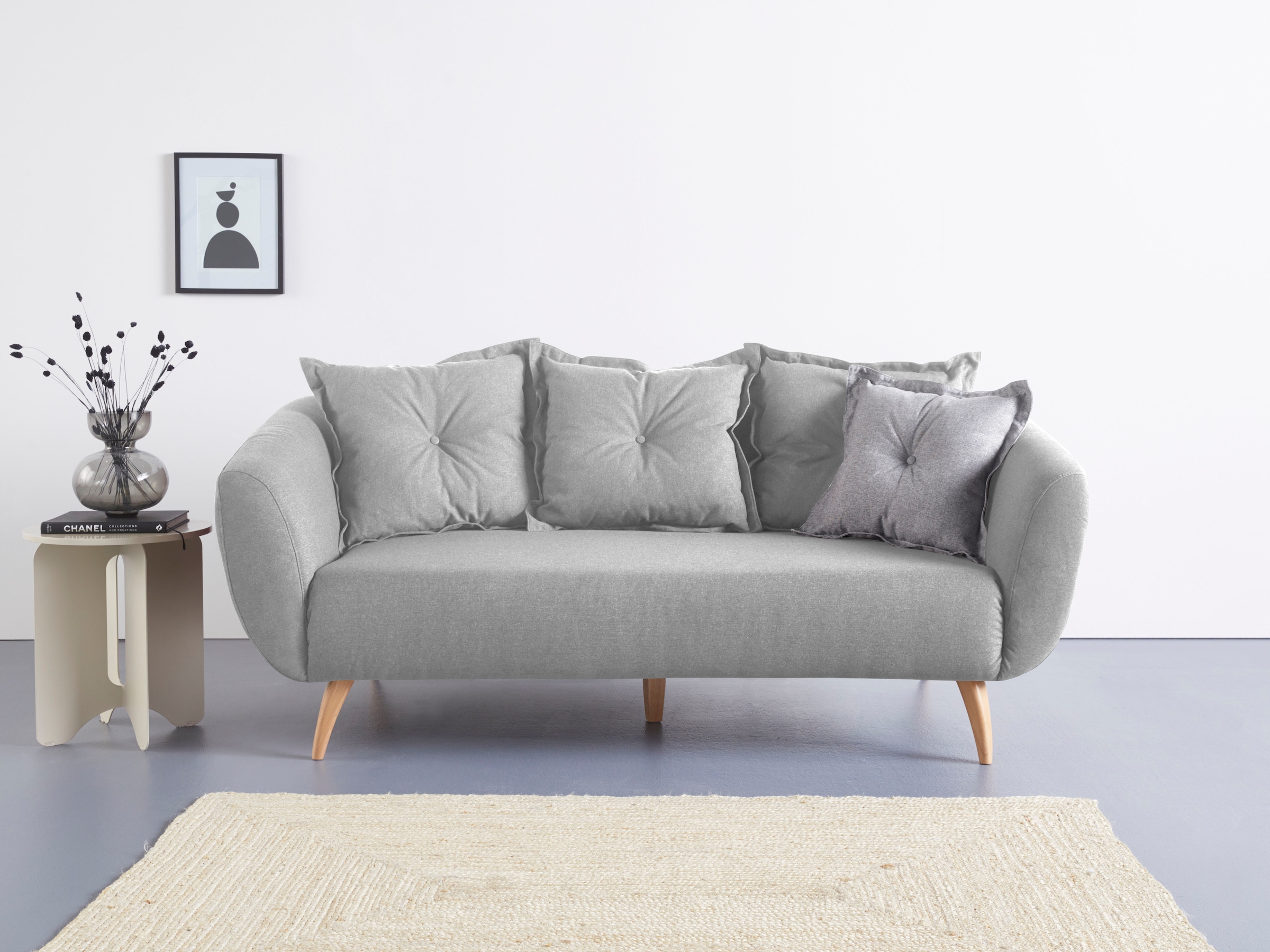 Home affaire 2,5-Sitzer "Baggio modern und romantisches Design, bequem", Zi günstig online kaufen