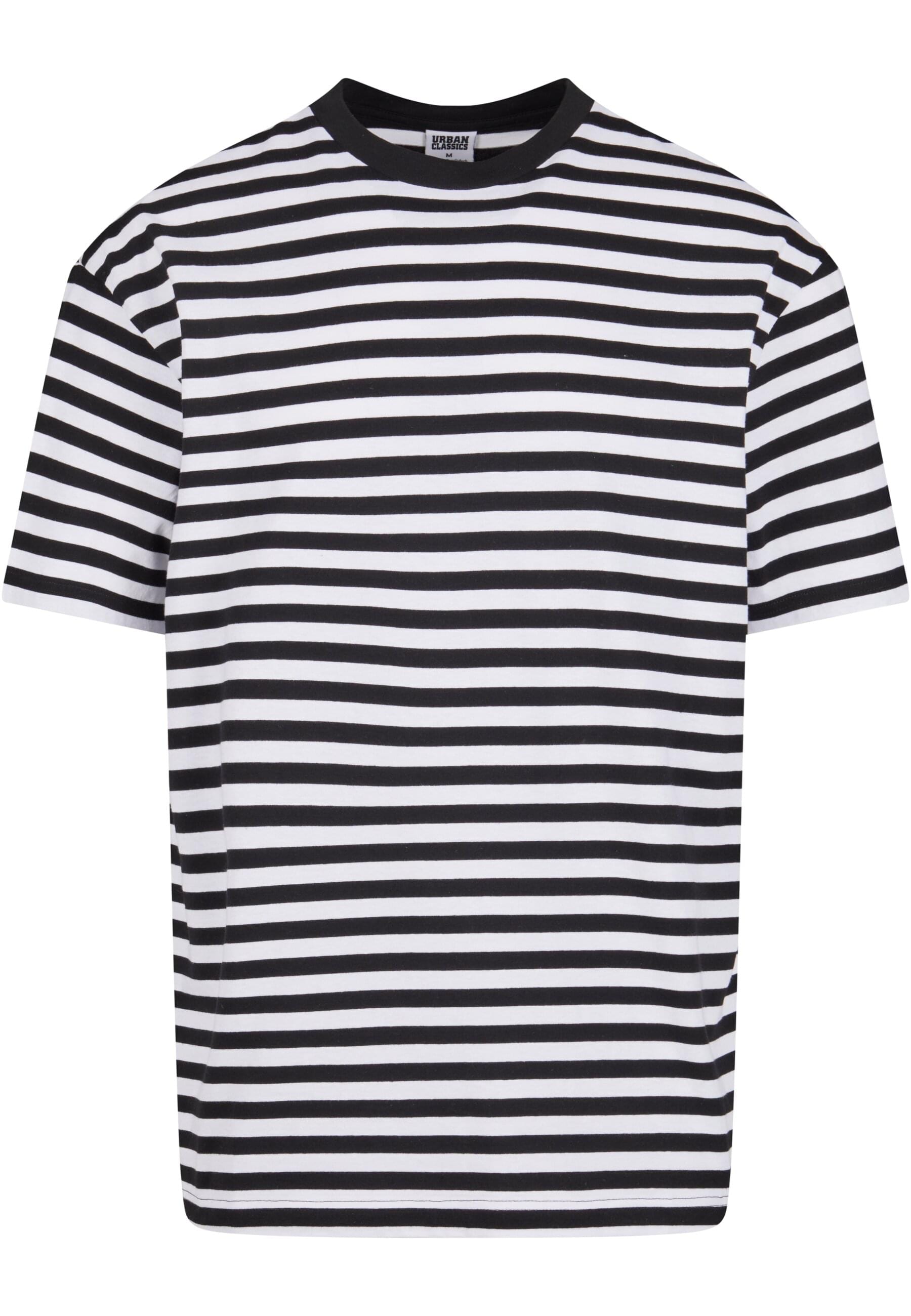 URBAN CLASSICS T-Shirt »Urban Classics Herren Regular Stripe Tee« 1 Stk.