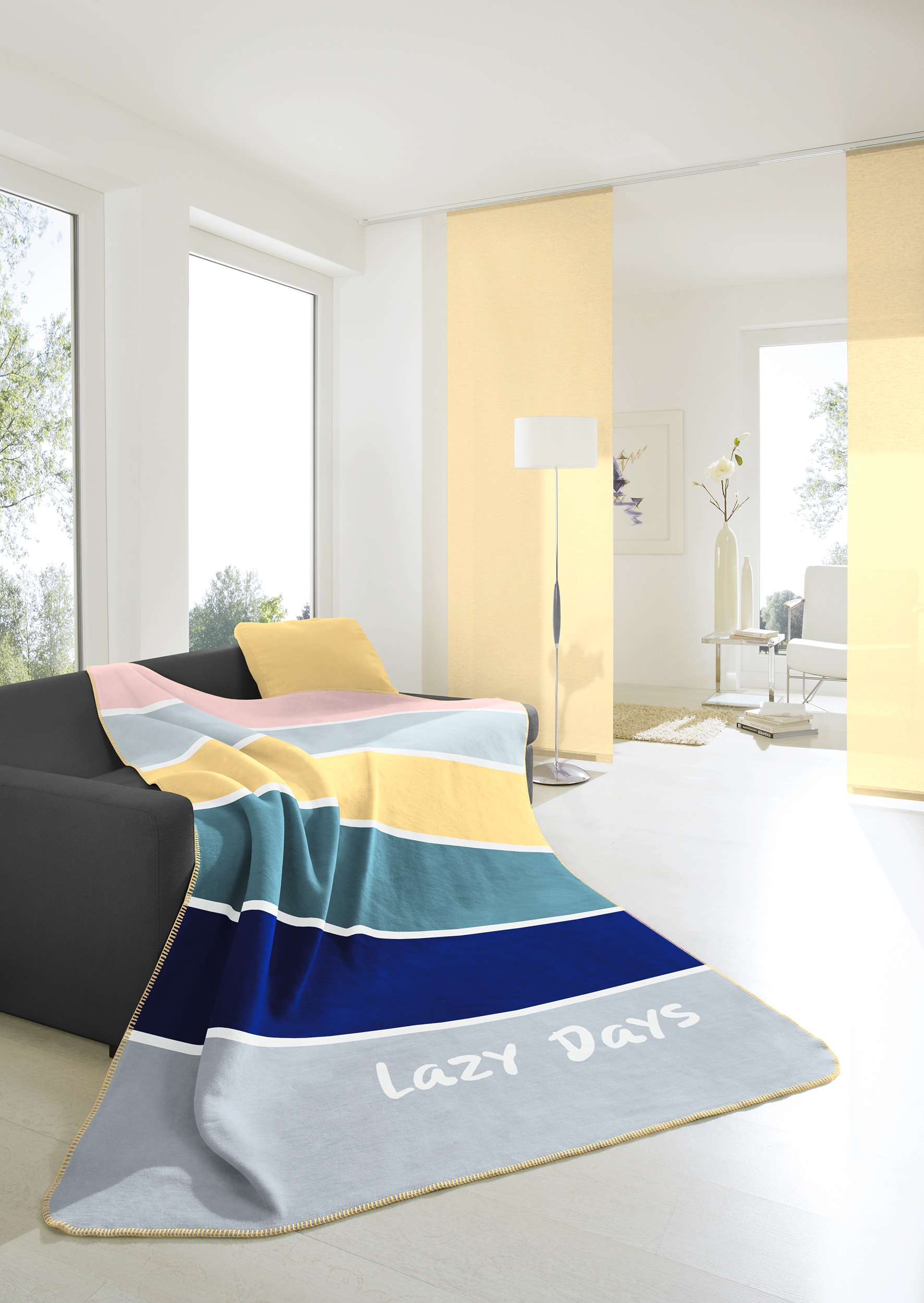 Biederlack Wohndecke »Colour Crush, 150 x 200 cm« Mischgewebe