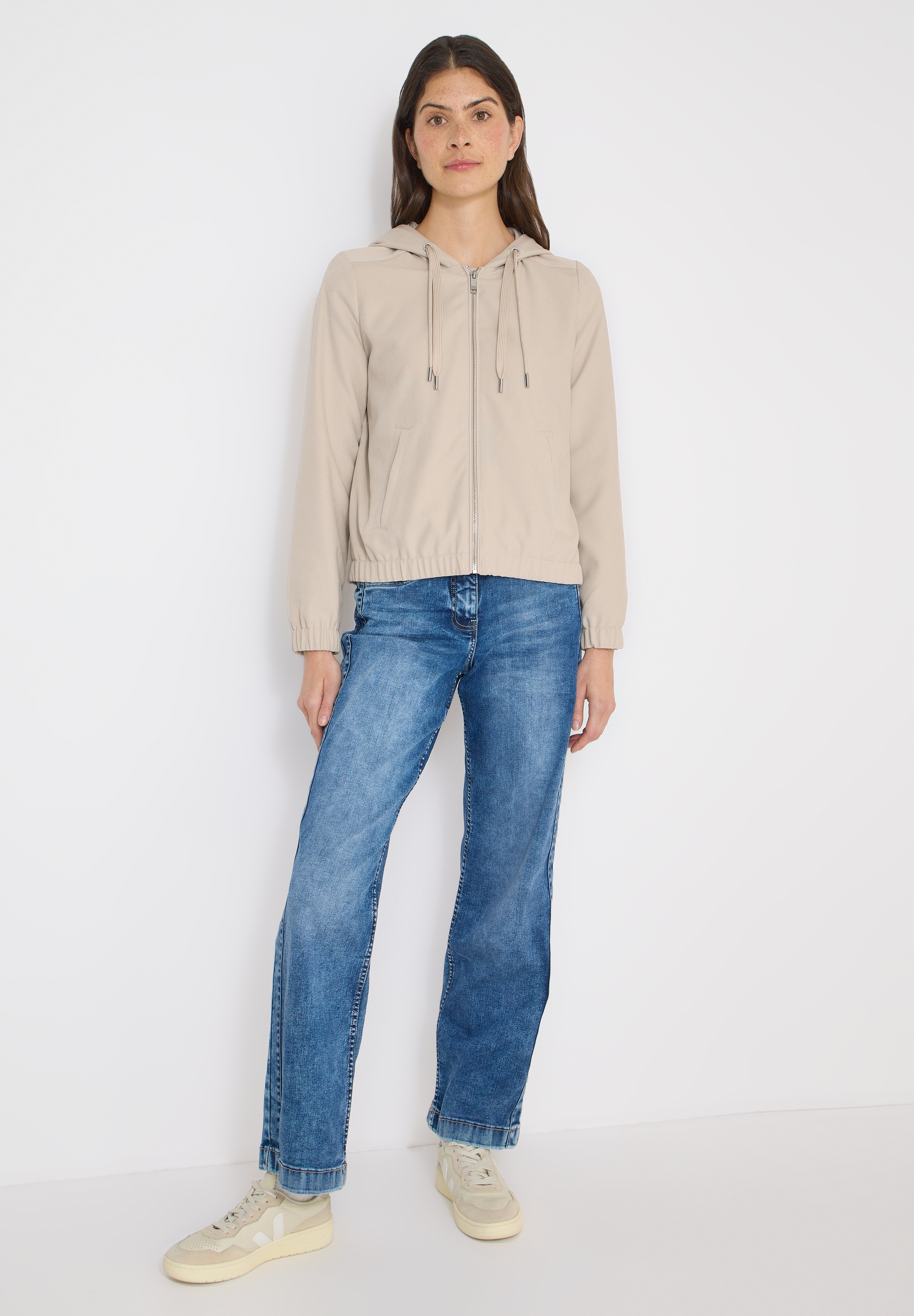 Thumbnail - Cecil Kapuzenfleecejacke mit Kapuze im Hoodie-Style