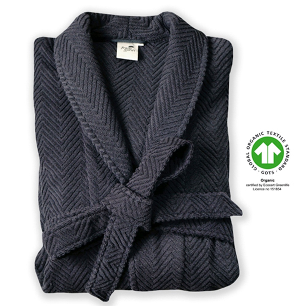framsohn frottier Herrenbademantel Ocean Bio, Langform, günstig online kaufen