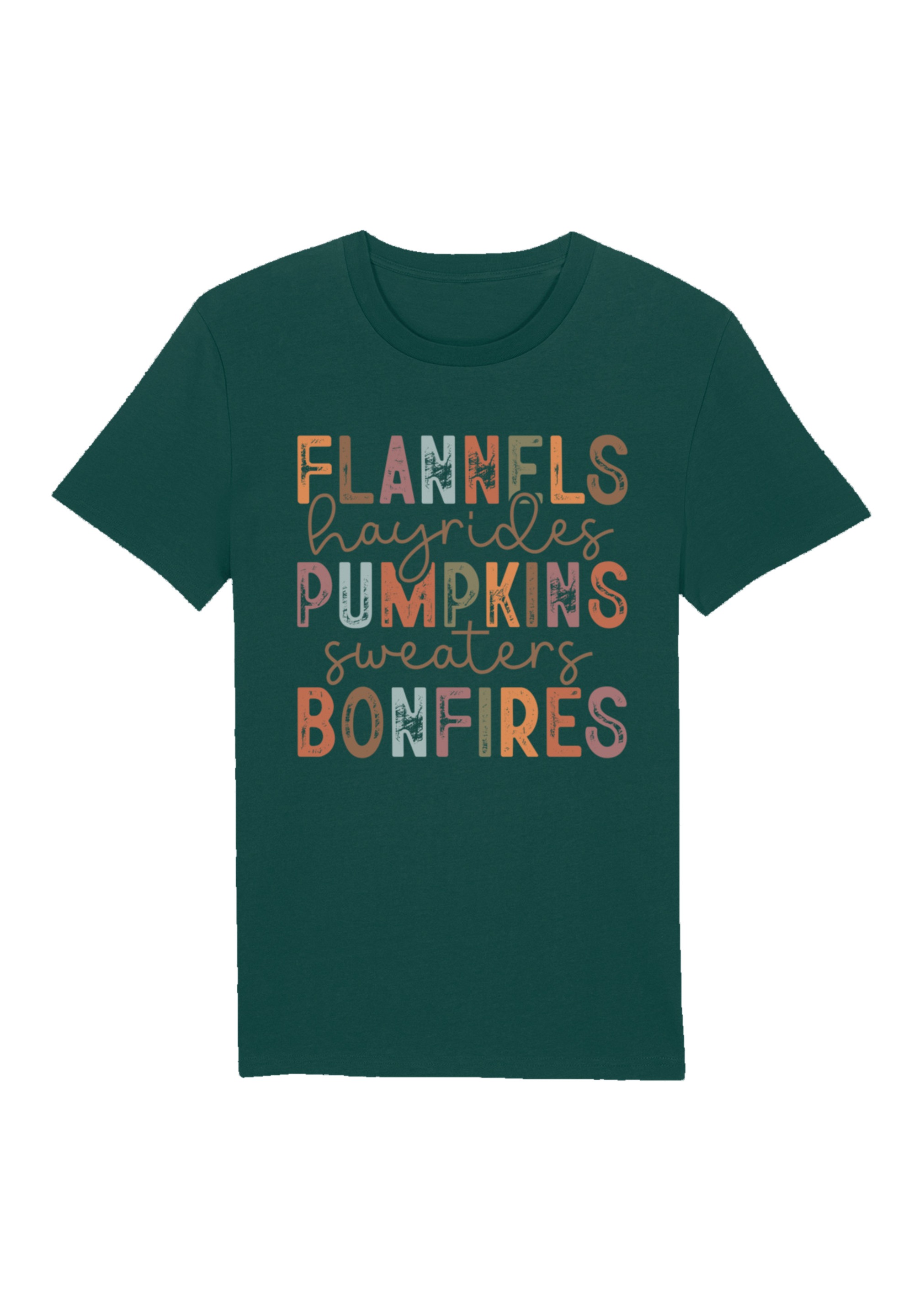 F4NT4STIC T-Shirt "flannels Pumpkins Kürbis bonfires", Premium Qualität, Ha günstig online kaufen