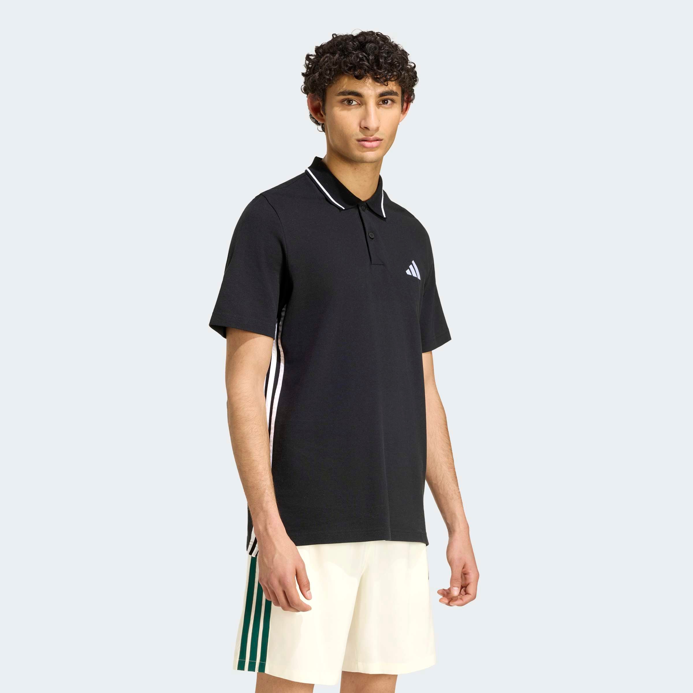 adidas Sportswear Poloshirt "ESSENTIALS 3-STREIFEN PIKEE"